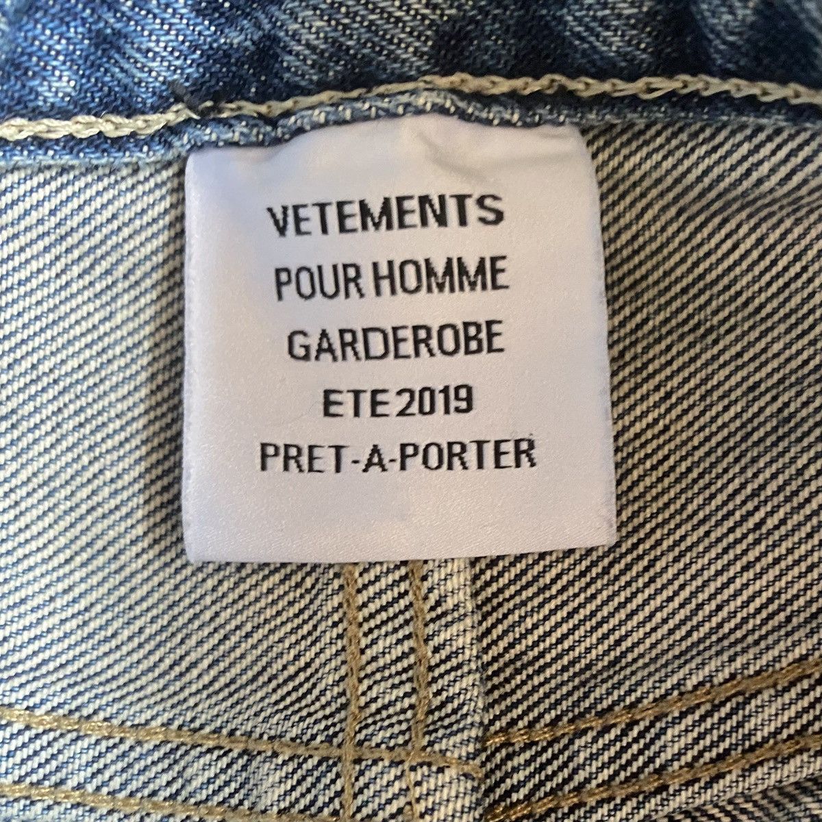 Vetements SS19 Sliced Cut Up Jeans Size US 32 / EU 48 - 10 Thumbnail