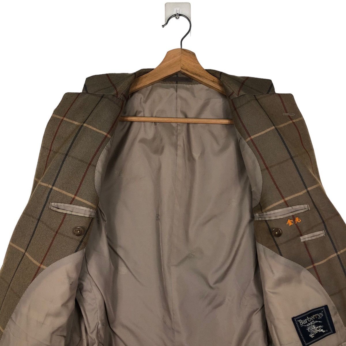 Burberry Vintage Burberrys Double Breasts Jackets Coat Tartan Design Size US M / EU 48-50 / 2 - 14 Thumbnail