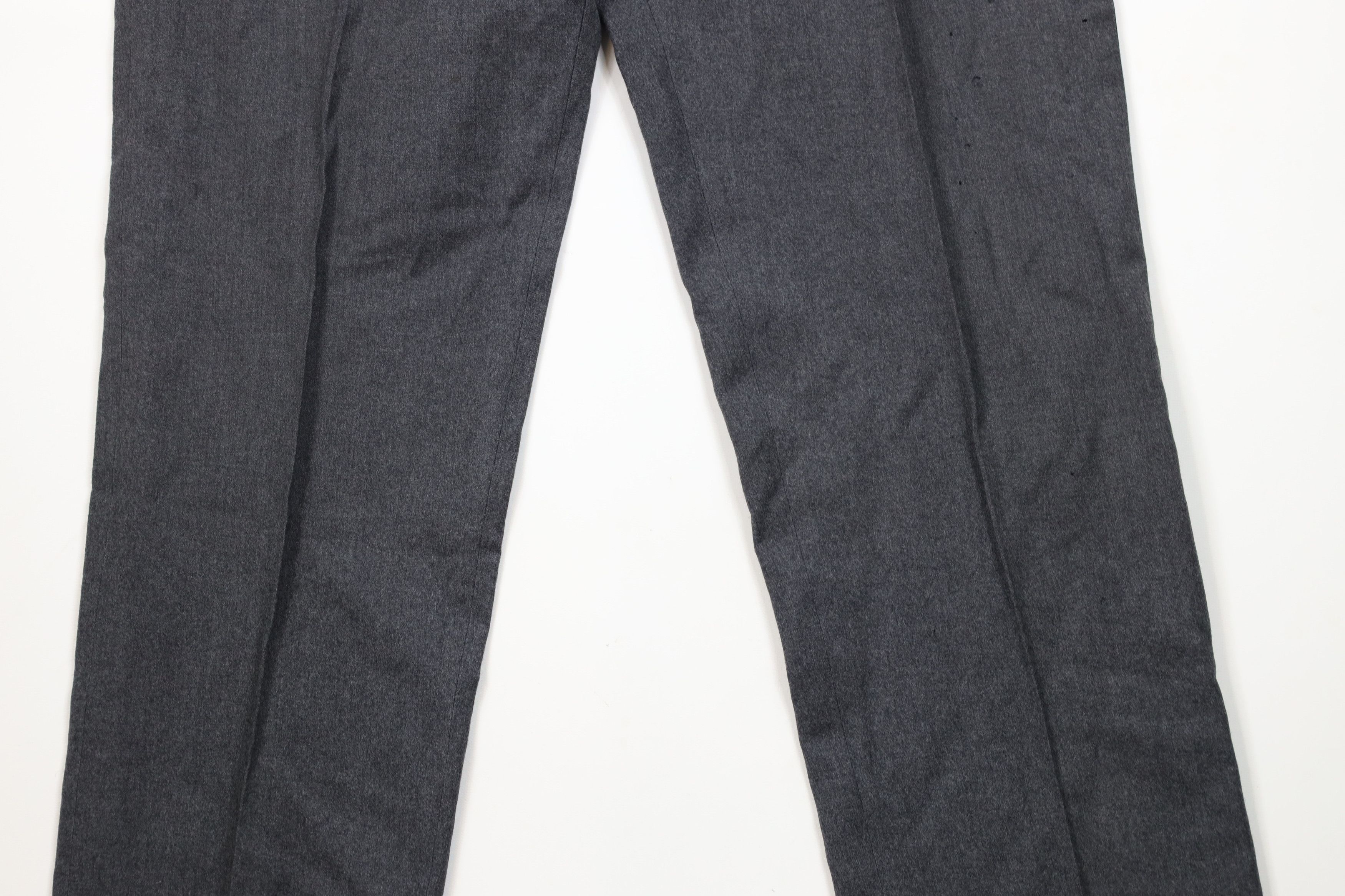 Vintage Vintage 50s 60s Streetwear Wool Cuffed Chino Pants Gray USA Size US 36 / EU 52 - 3 Thumbnail