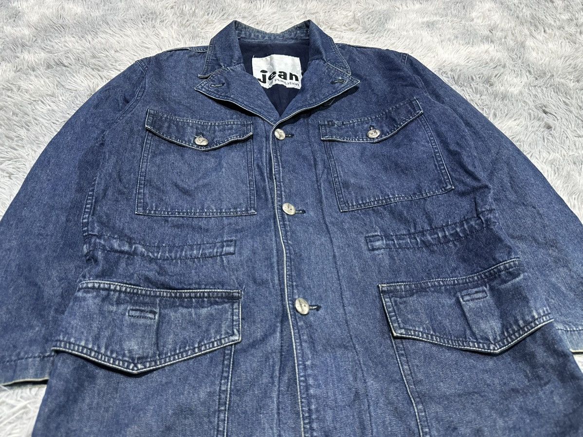 Issey Miyake 🔥Archived 80s Jean Of Plantation Issey Miyake Denim Jacket Size US XL / EU 56 / 4 - 2 Thumbnail