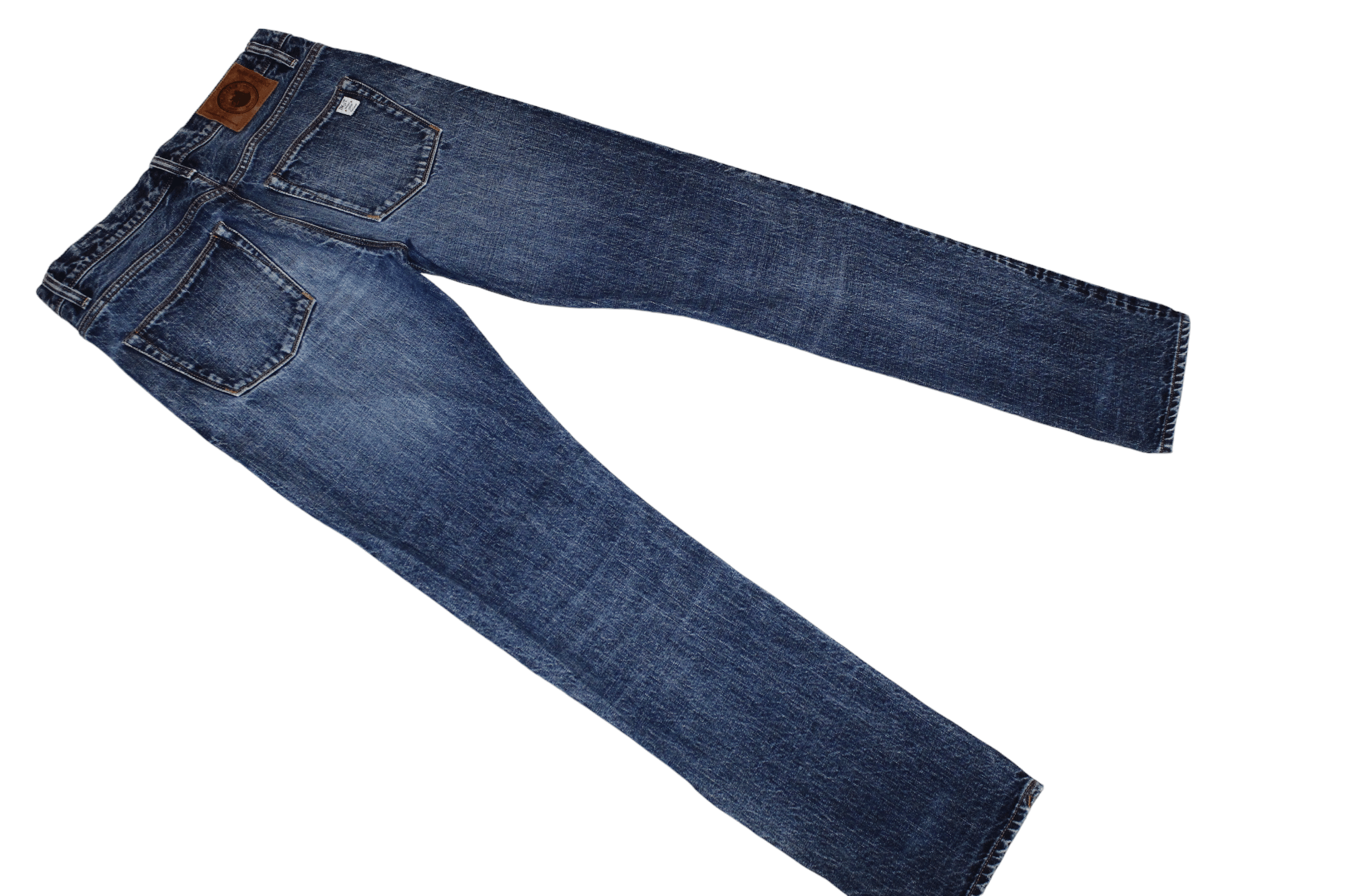 Blue Blue Japan IMjiT35020 803s AGHI 14oz selvedge natural faded jeans Size US 32 / EU 48 - 12 Thumbnail