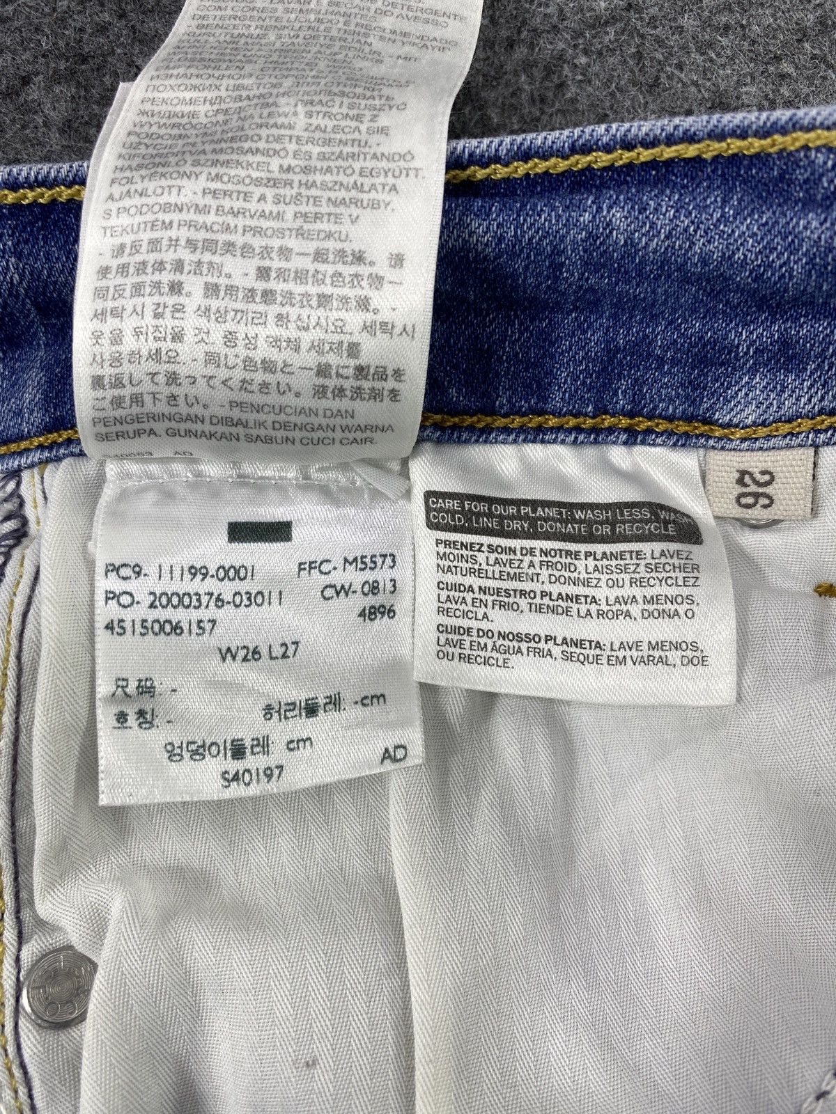 Jean Liberty X Levis Paislee High Rise Ankle Skinny Jeans - J1005 Size 27" / US 4 / IT 40 - 11 Thumbnail