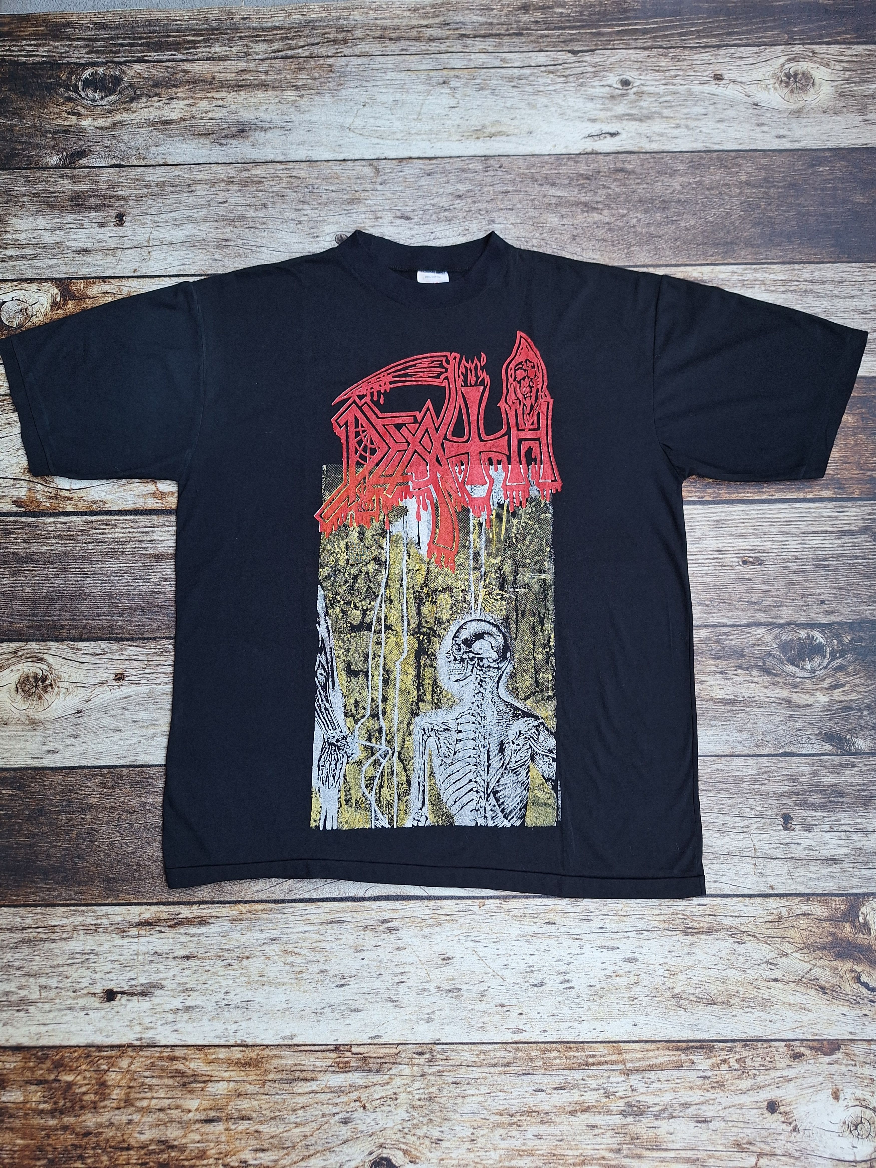 Band Tees 🔥RARE🔥 Vintage Death band album metal tee rock tshirt Size US L / EU 52-54 / 3 - 3 Thumbnail