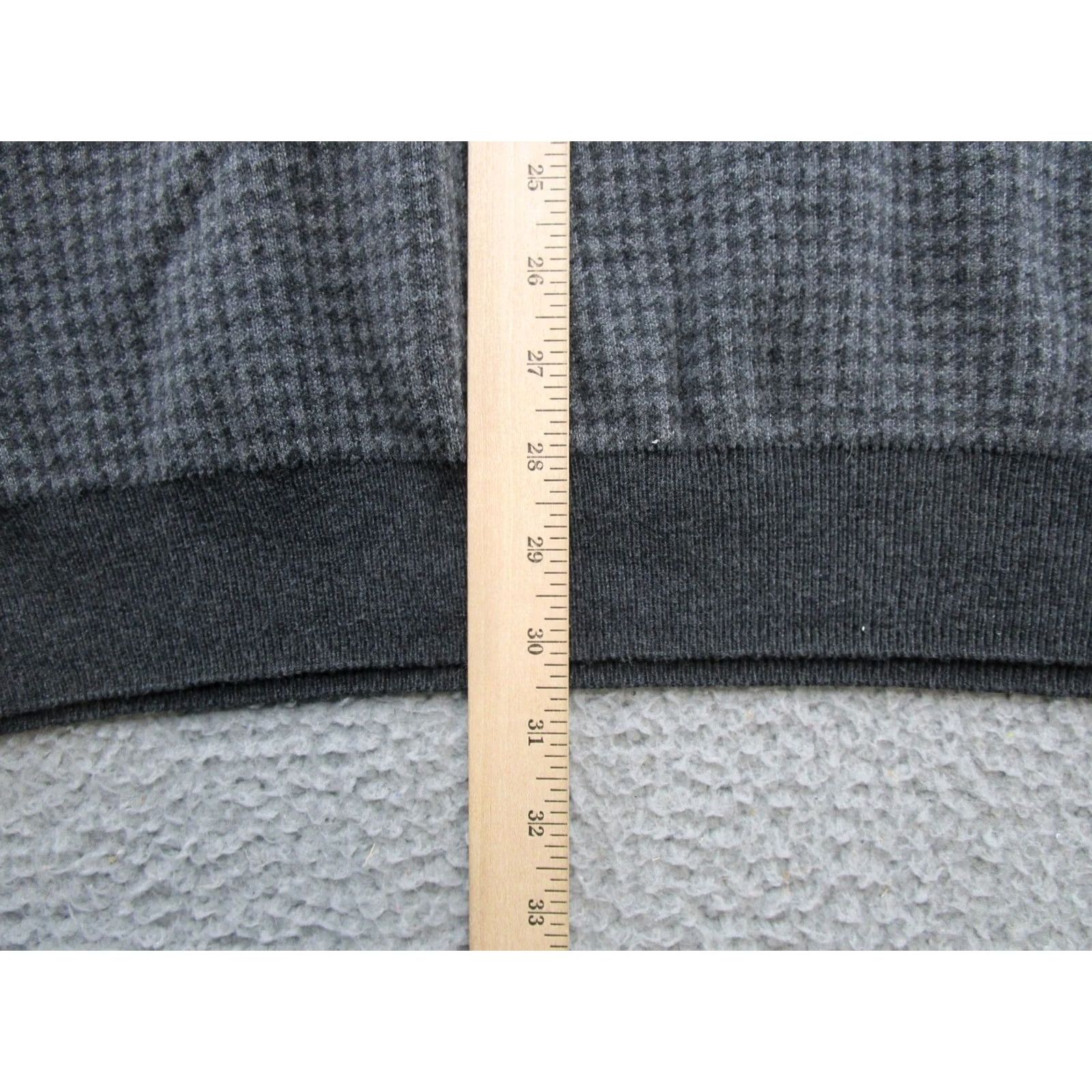 Croft & Barrow Croft & Barrow Signature V-Neck Sweater Vest Mens 2XL Houndstooth Gray Cotton Knit Vest Slim Non-Printed NEW Size US XXL / EU 58 / 5 - 7 Thumbnail