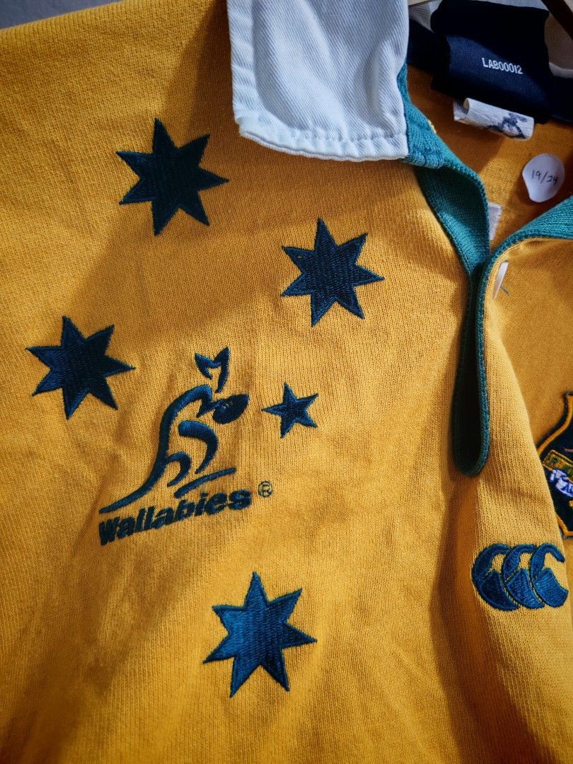 Canterbury of New Zealand × Man Made In Australia × Vintage Vintage Canterbury wallabies Australia Rugby jersey Size US S / EU 44-46 / 1 - 6 Thumbnail