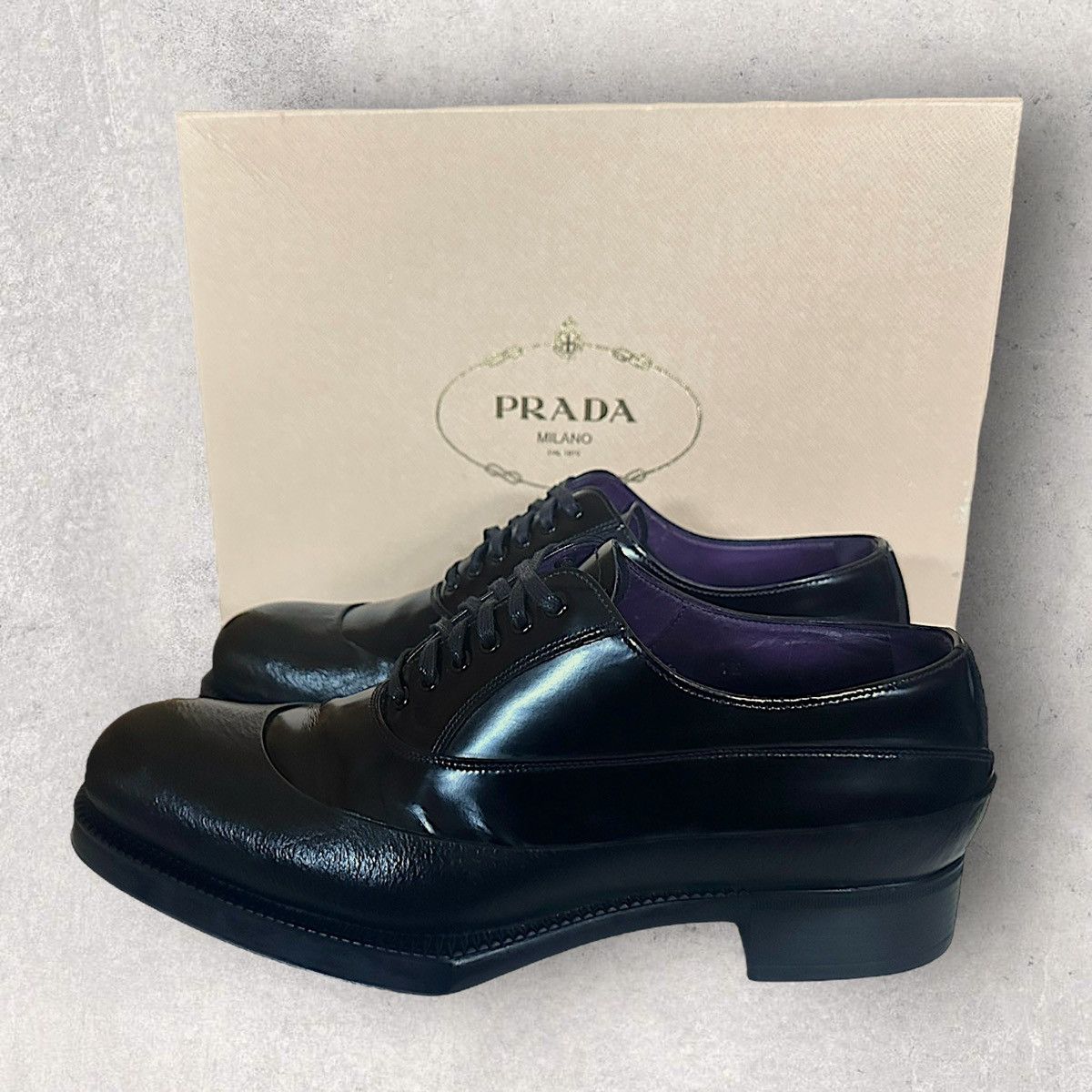 Prada Prada Spazzolato Wrapped Creeper Shoes Size US 9.5 / IT 39.5 - 1 Thumbnail