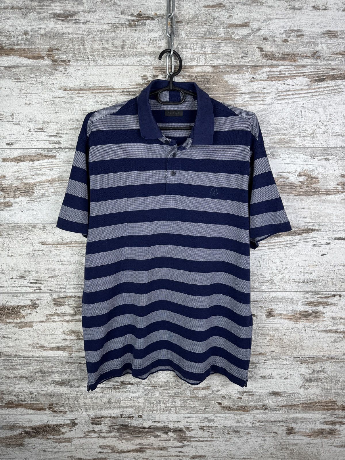 Z Zegna Mens Z Zegna Polos size XL cotton T-shirt tee ermenegildo Size US XL / EU 56 / 4 - 1 Thumbnail