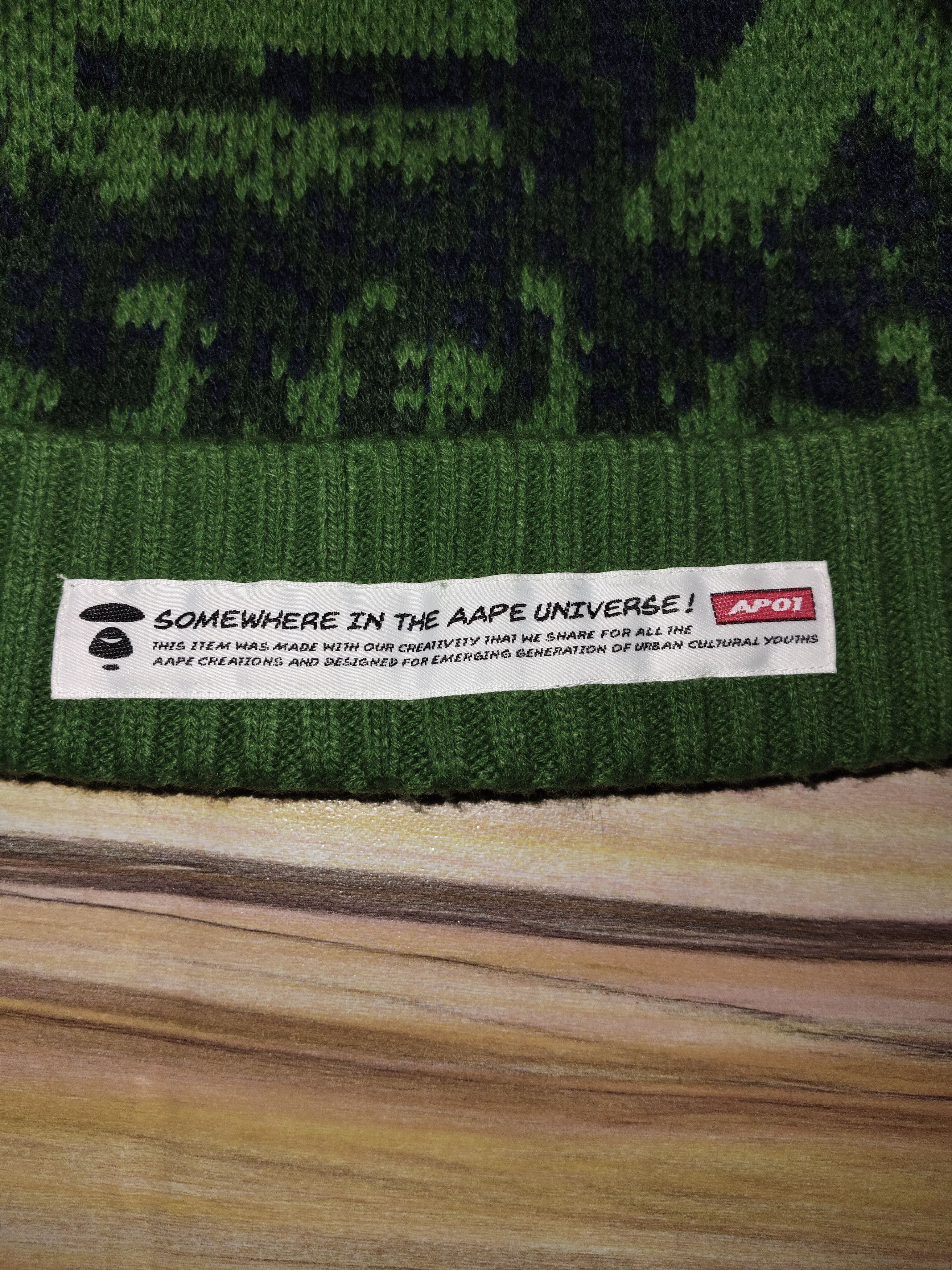 Aape AAPE Beanie Size ONE SIZE - 2 Thumbnail
