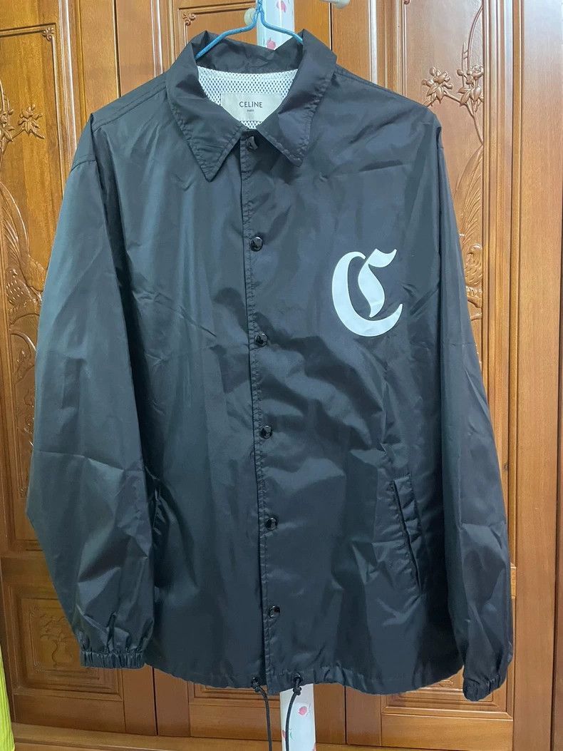 Celine Celine Logo Short Sleeve Jacket Coat Size US L / EU 52-54 / 3 - 2 Thumbnail