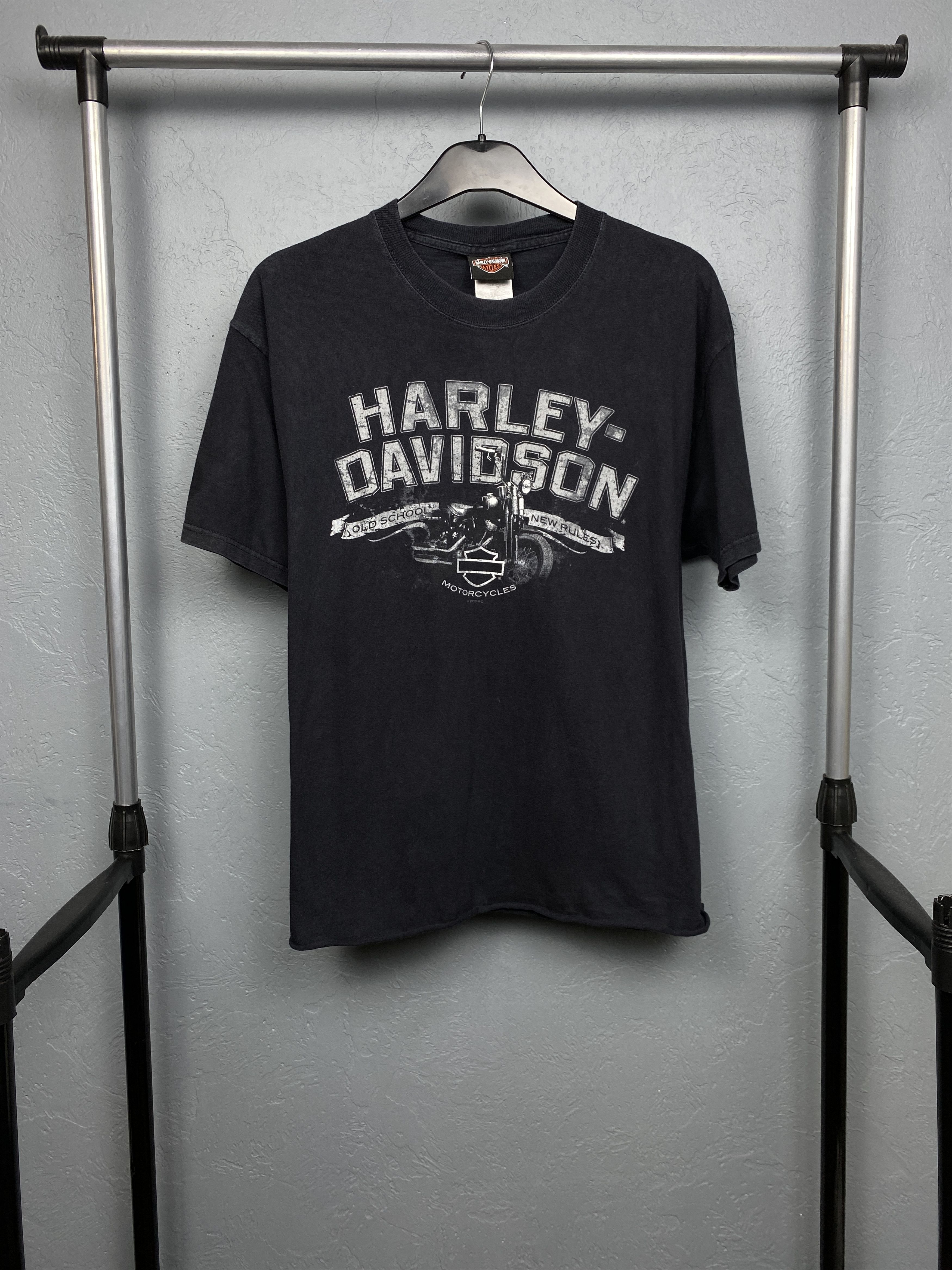 Harley Davidson × Vintage Harley Davidson 2010 Vintage Northern Lights Mens T-Shirt Size US L / EU 52-54 / 3 - 4 Thumbnail
