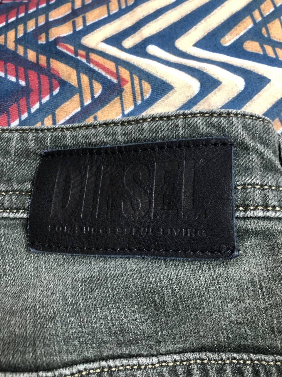 Diesel × Vintage Vintage Y2K Diesel THOMMRE-SP denim faded stretwear style Size US 32 / EU 48 - 5 Thumbnail