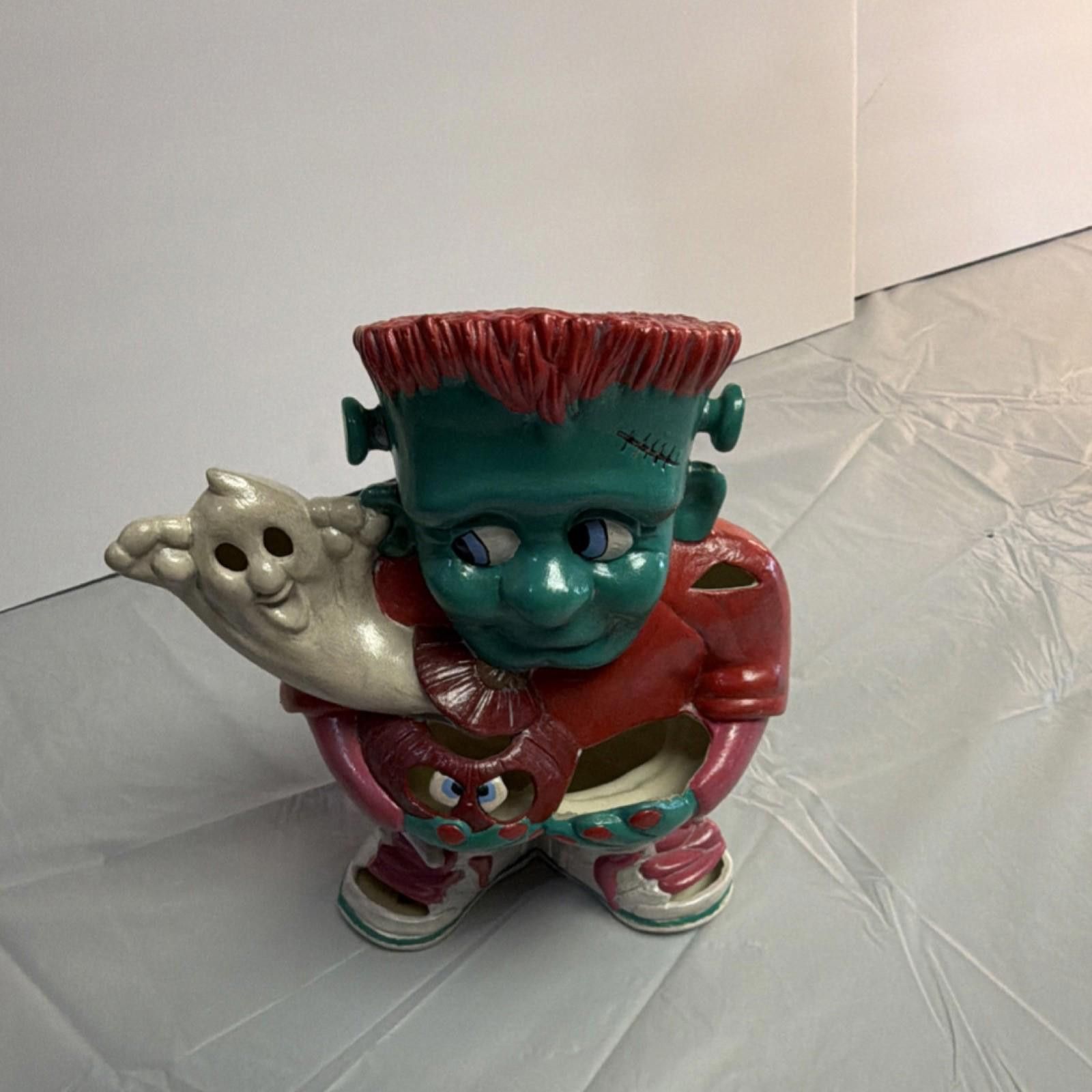 The Unbranded Brand Halloween Monster and Ghost Ceramic Planter Figurine Size ONE SIZE - 4 Thumbnail