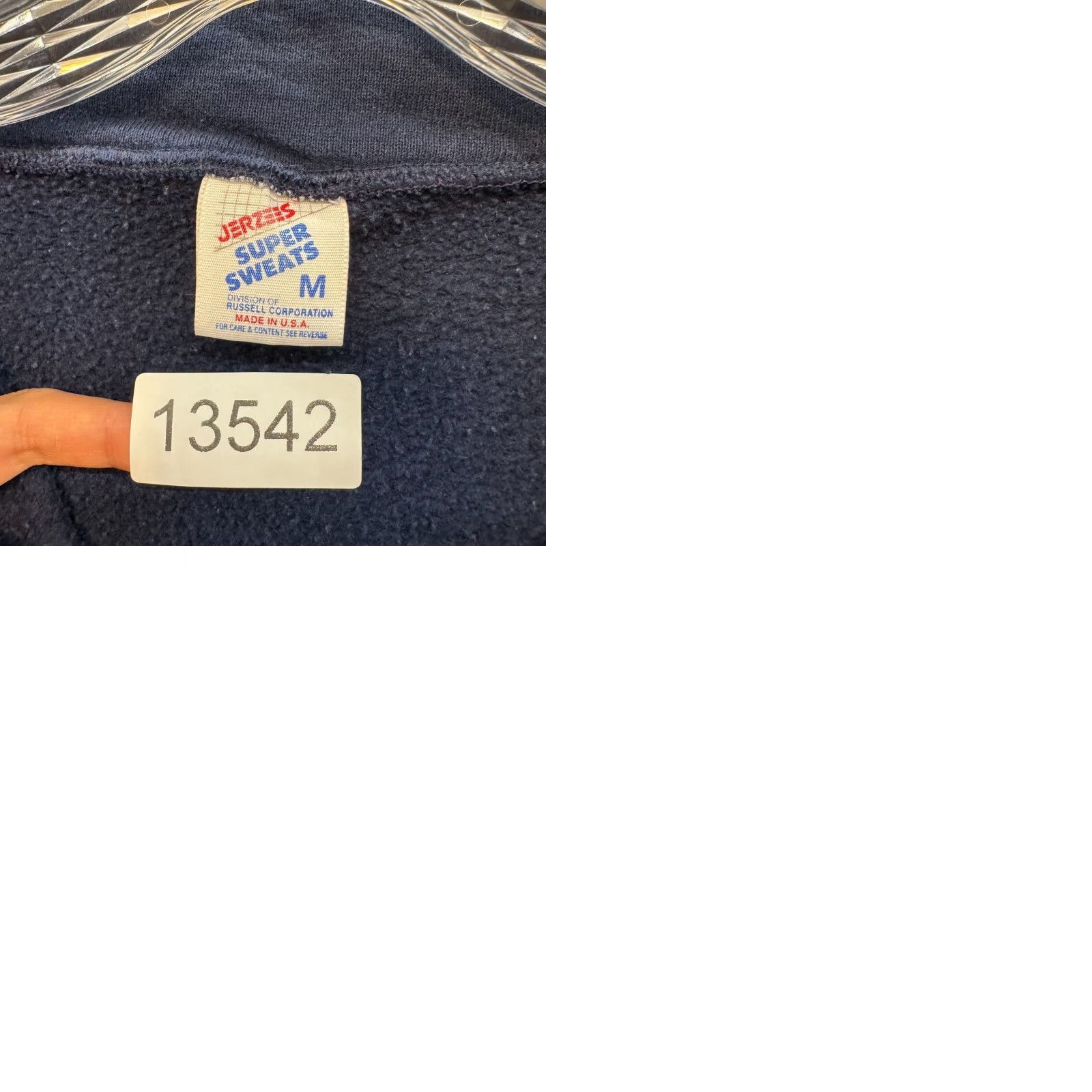 Jerzees VINTAGE Jerzees 1/4 Zip Sweatshirt Sweater Womens Medium Navy Alaska Pullover M Blue Shirt Size M / US 6-8 / IT 42-44 - 9 Thumbnail