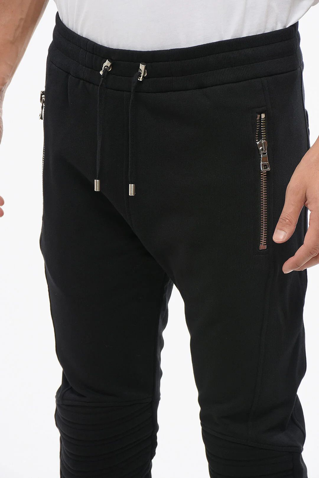 Balmain og1mm0326 Sweatpants & Joggers in Black Size US 30 / EU 46 - 3 Thumbnail