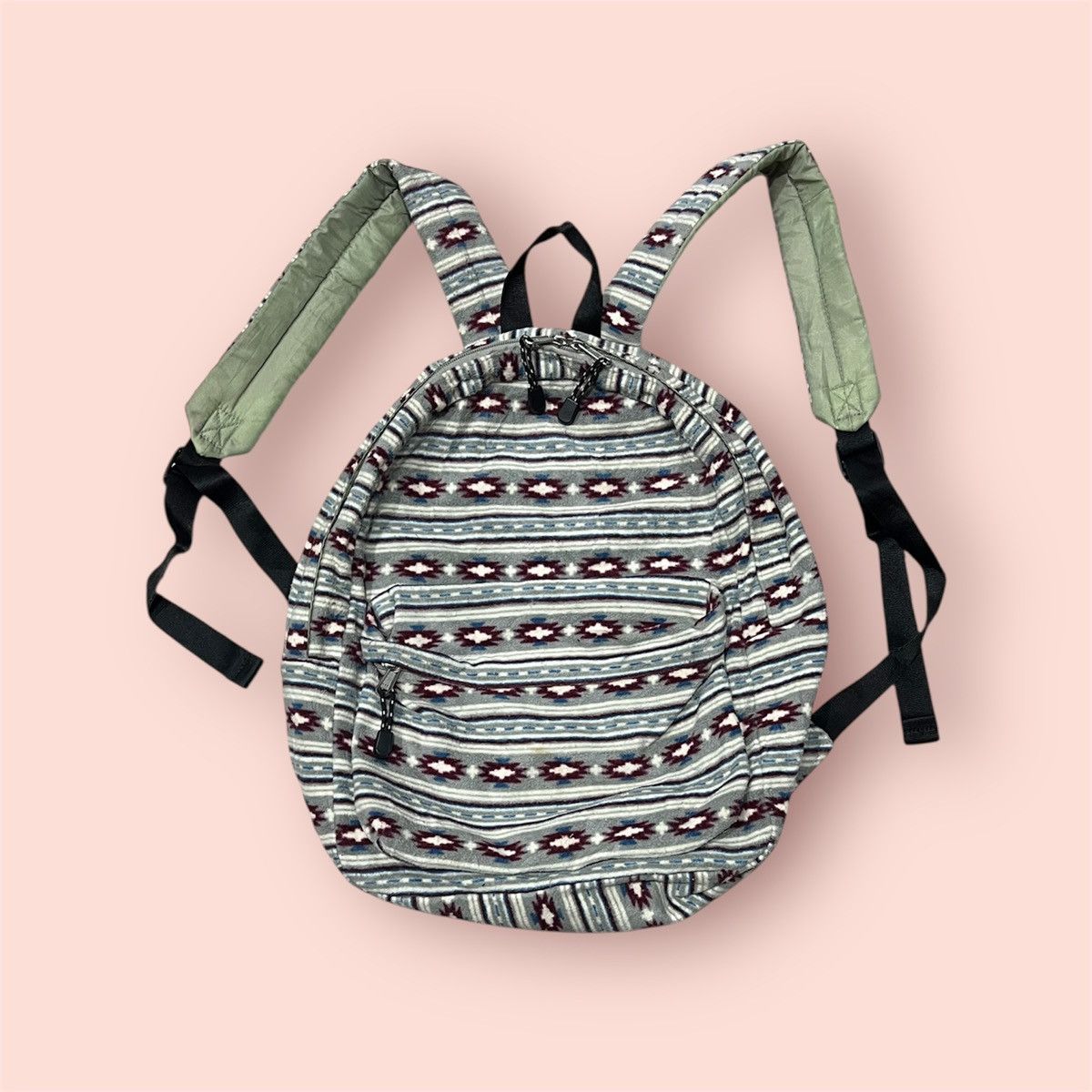 Uniqlo VINTAGE UNIQLO MICRO FLEECE NORDIC NATIVE BACKPACK Size ONE SIZE - 20 Thumbnail