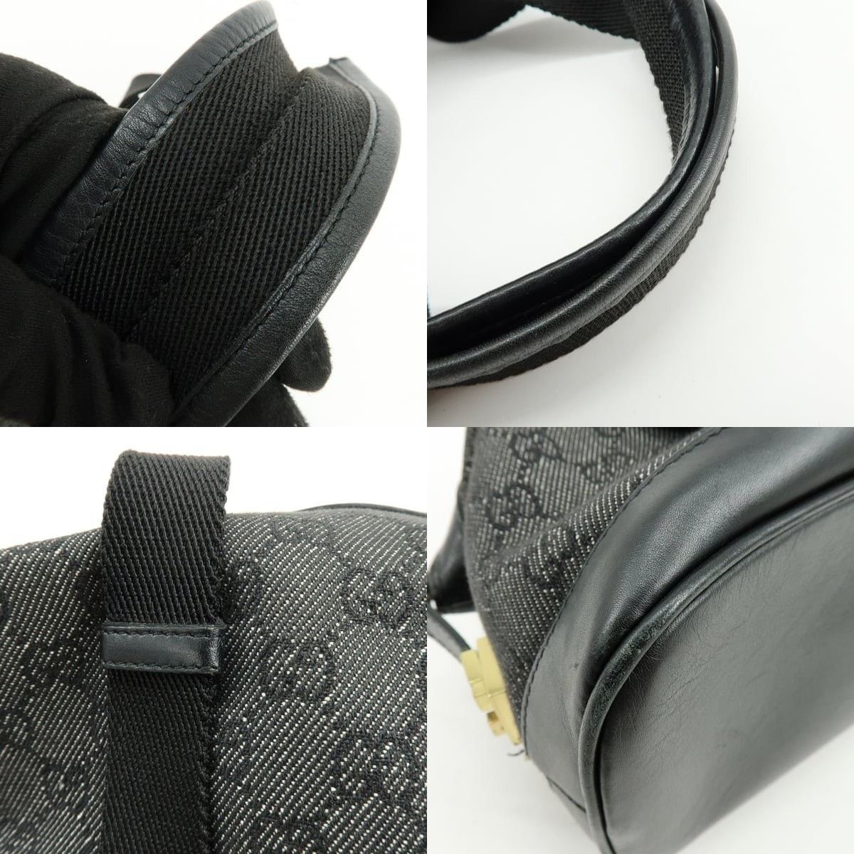 Gucci Gucci GG Supreme Duffle Bag Black Size ONE SIZE - 4 Thumbnail