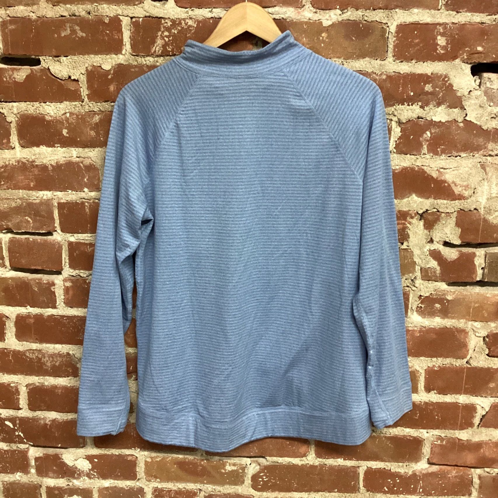 Eddie Bauer Eddie Bauer Sweater Womens Large Blue Pullover Long Sleeve Quarter Zip Size L / US 10 / IT 46 - 2 Thumbnail