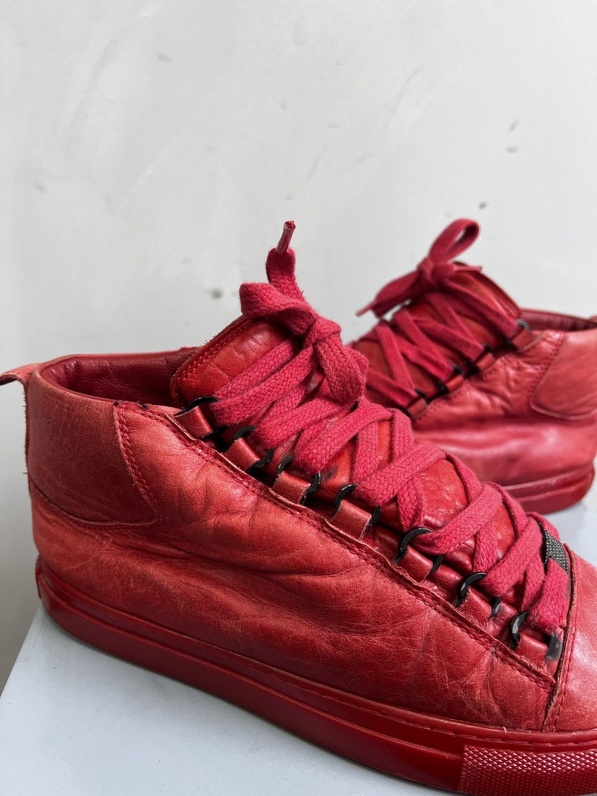 Designer × Vintage Vintage FADED ARENA Y2K STYLE LEATHER BOOTS SHOES Size US 9 / IT 39 - 11 Thumbnail
