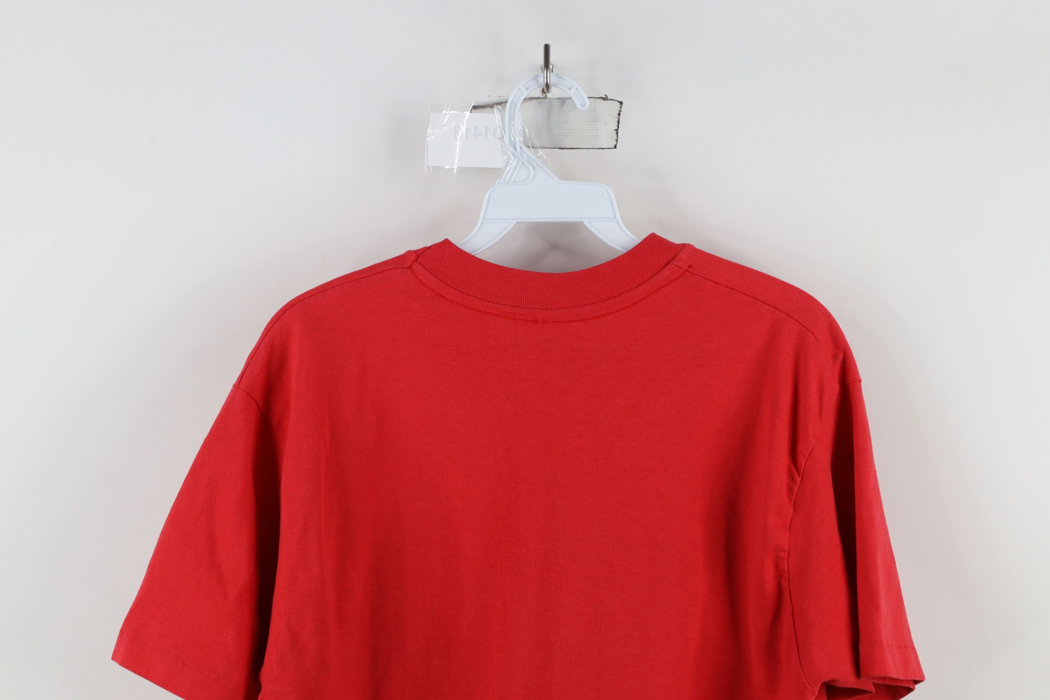 Hanes × Vintage Vintage 80s 90s Spell Out Ohio State University T-Shirt USA Size US L / EU 52-54 / 3 - 15 Thumbnail