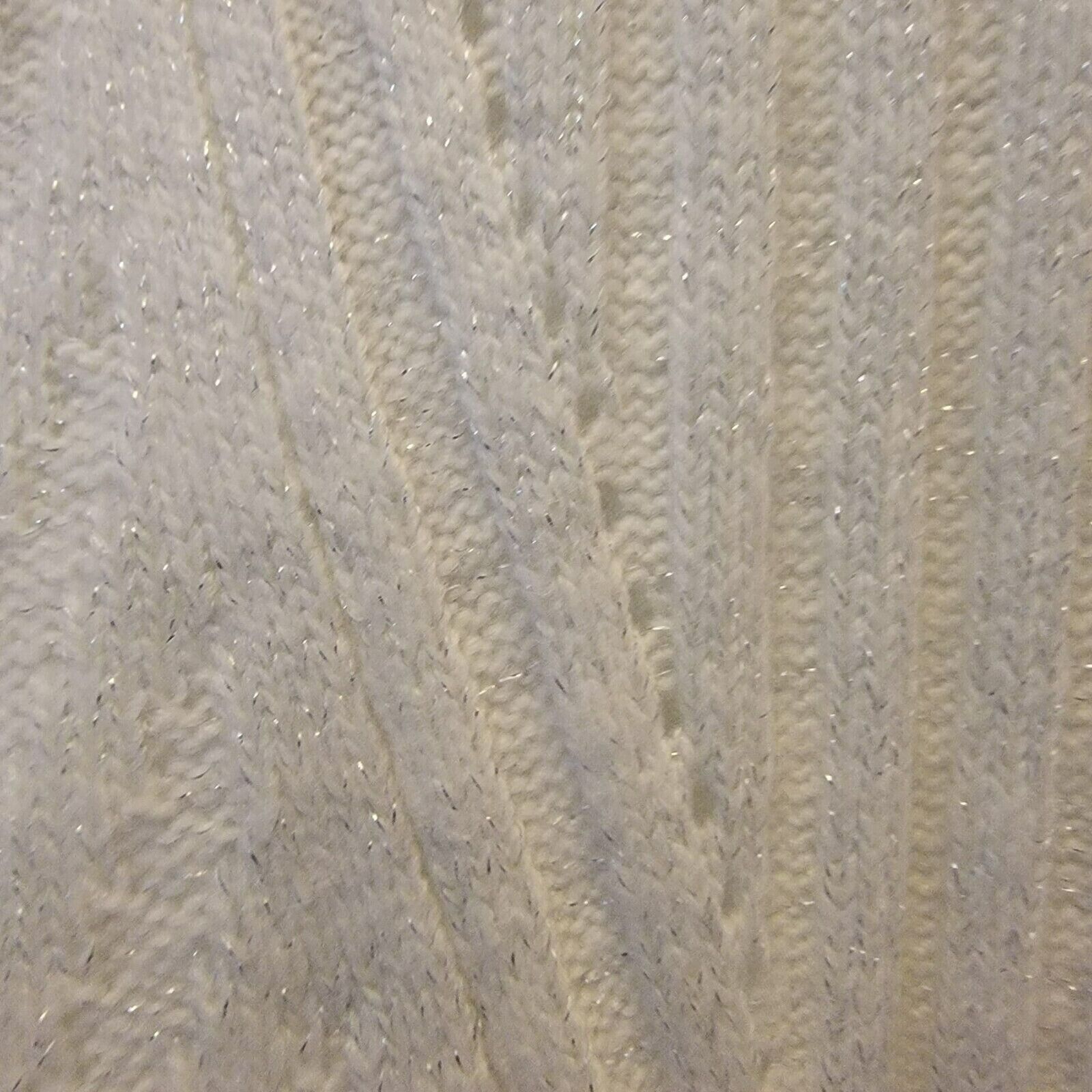 Other ❤️Knit Sweater Asymmetrical-Hem Sz L Womens Cream with Littl Size L / US 10 / IT 46 - 9 Thumbnail