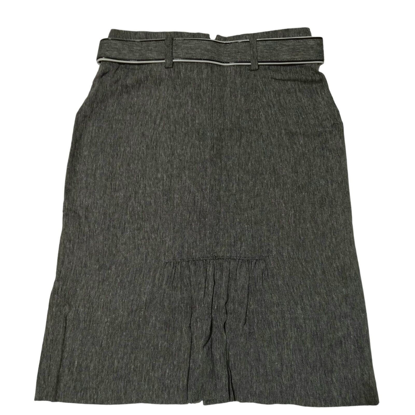 & Other Stories Lena Gabrielle New York Skirt 6 Womans Straight Button Front Size 28" / US 6 / IT 42 - 2 Thumbnail