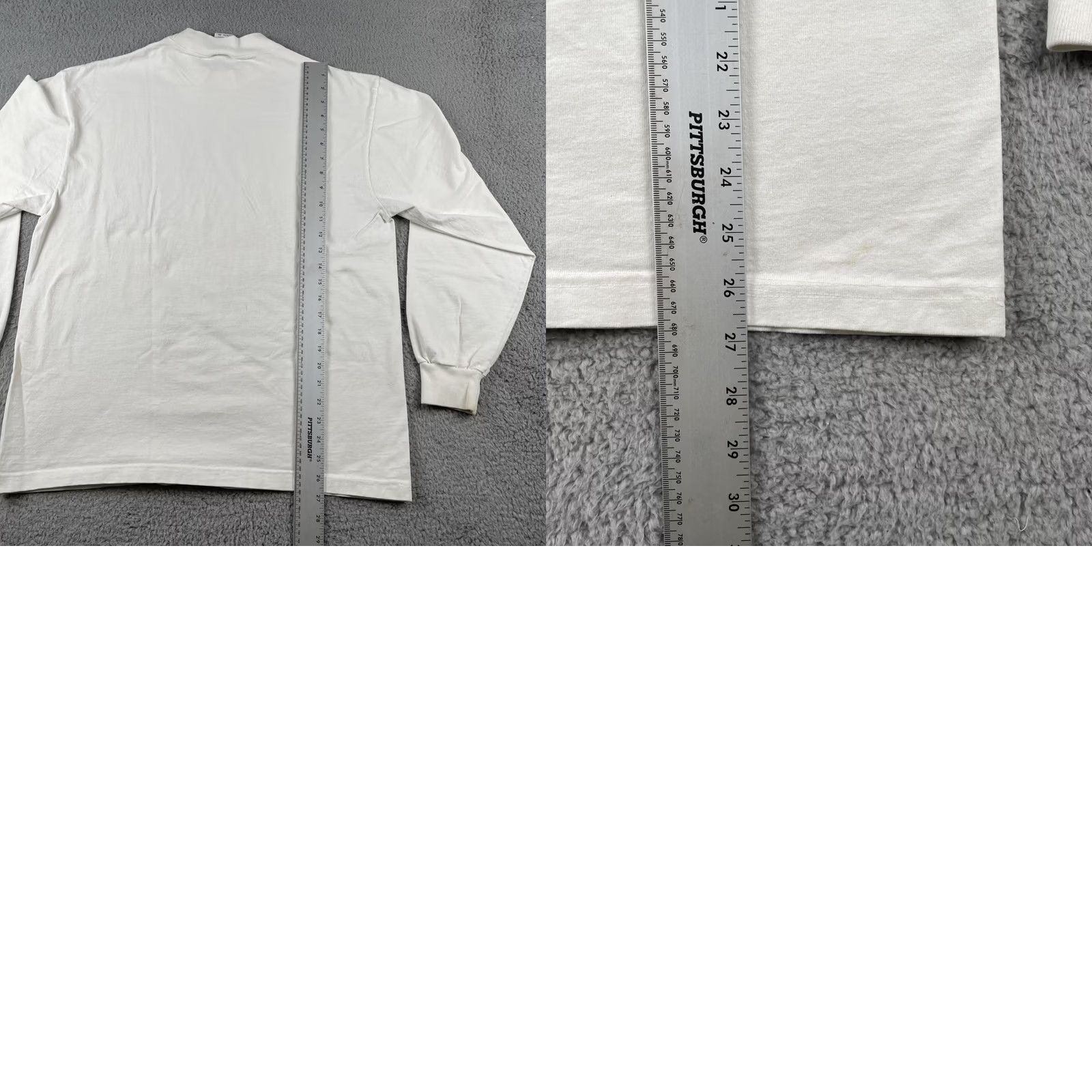 Anvil VINTAGE Anvil Shirt Long Sleeve XL White Floral Hummingbird 90s 80s Jesus Bible Isaiah 40:8 Mens Size US XL / EU 56 / 4 - 11 Thumbnail