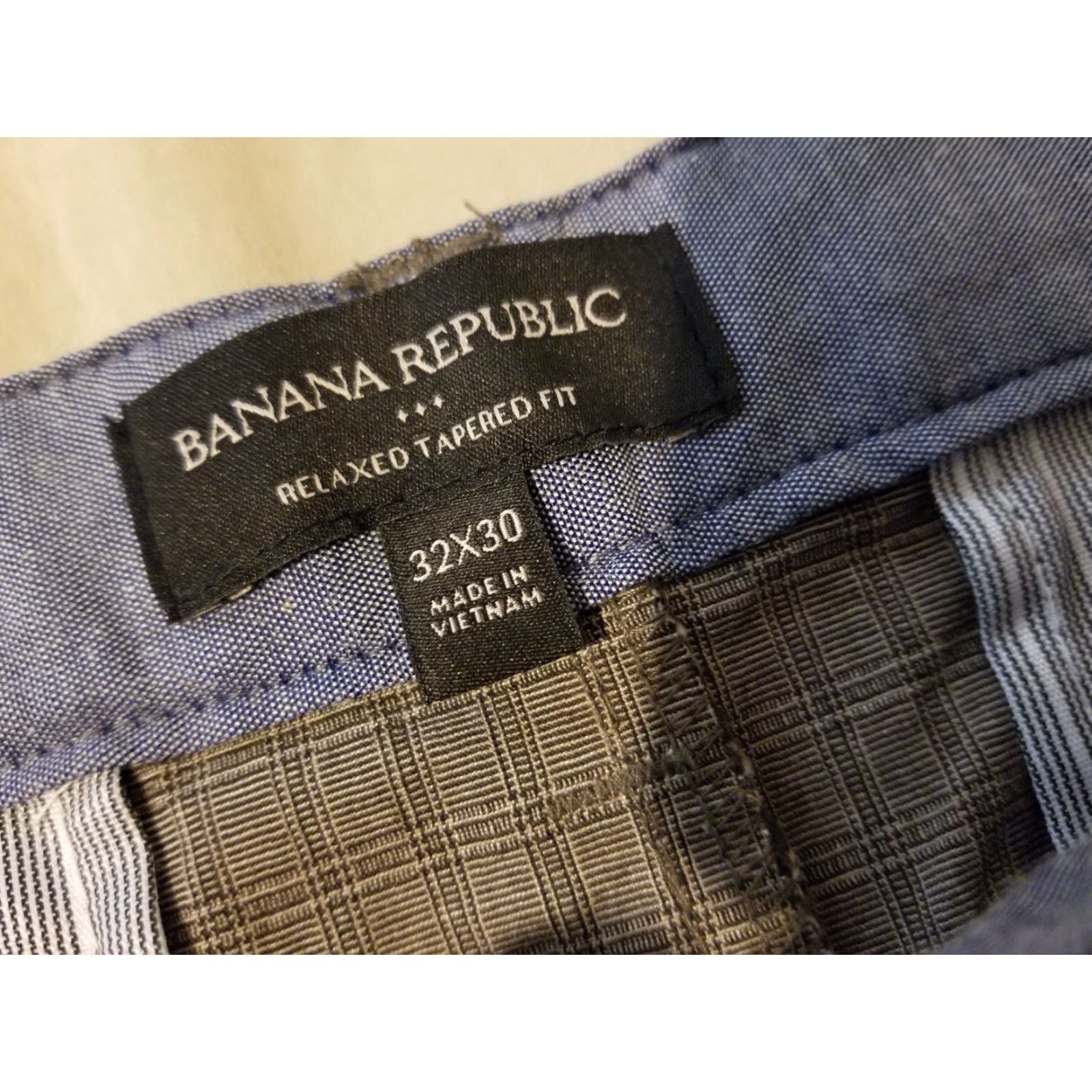 Banana Republic Banana Republic Khaki Dress Pants Gray Cotton 32x30 32x27 Pants Mens Regular Inseam 30 Chino Trouser Slack Dress Pants Size US 32 / EU 48 - 5 Thumbnail