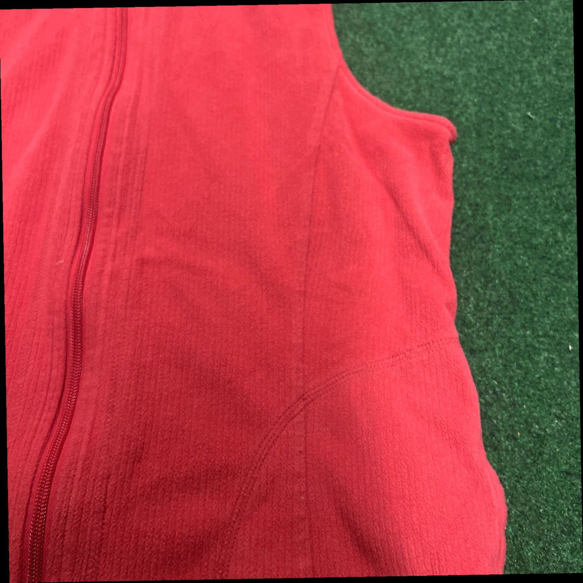 Logo 7 Columbia Vest Womens Large Red Zip Sleeveless Pockets Zip Up Logo Size L / US 10 / IT 46 - 3 Thumbnail