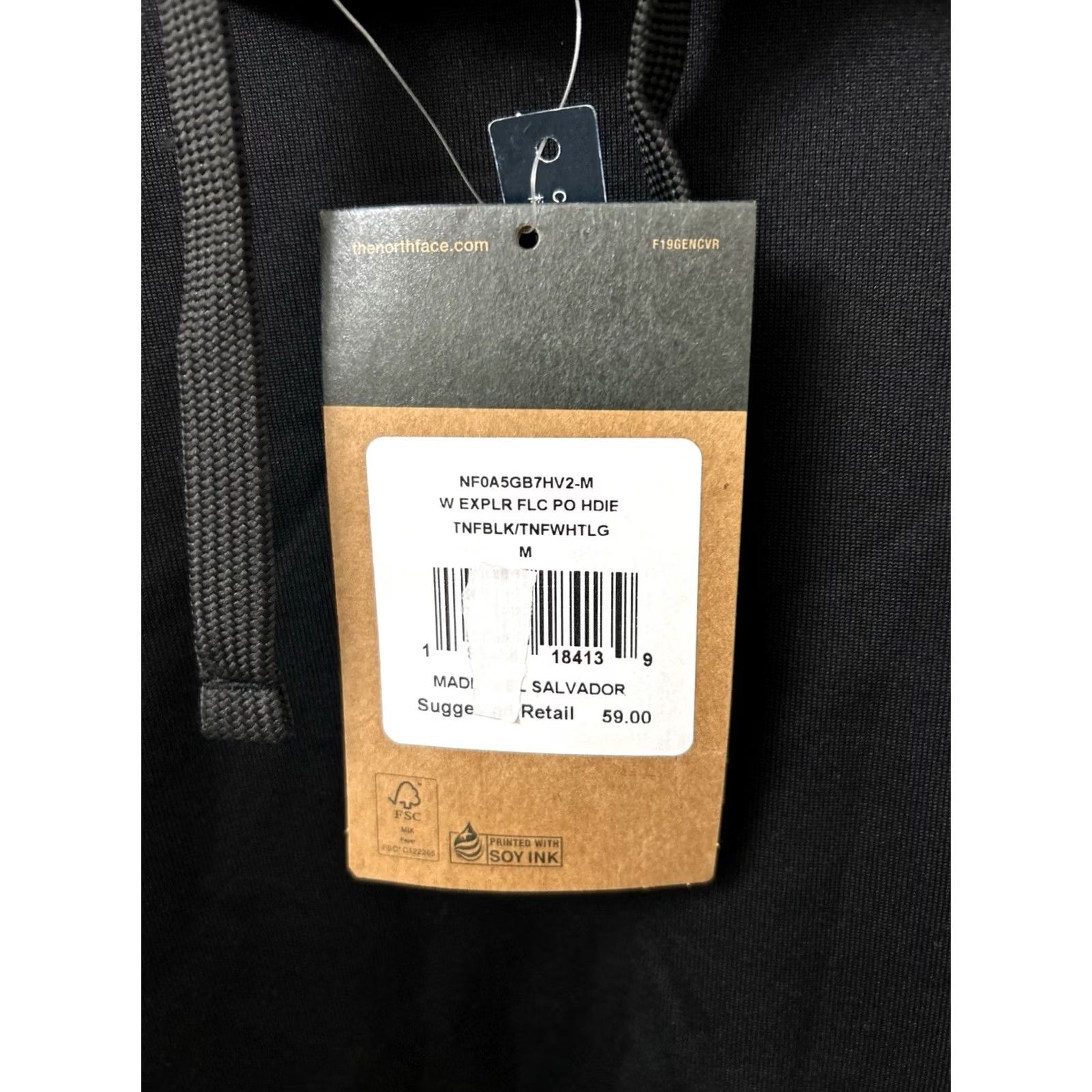 The North Face The North Face Womens Hoodie M Black Exploration Fleece Pullover NWT MSRP 9 Size M / US 6-8 / IT 42-44 - 5 Thumbnail