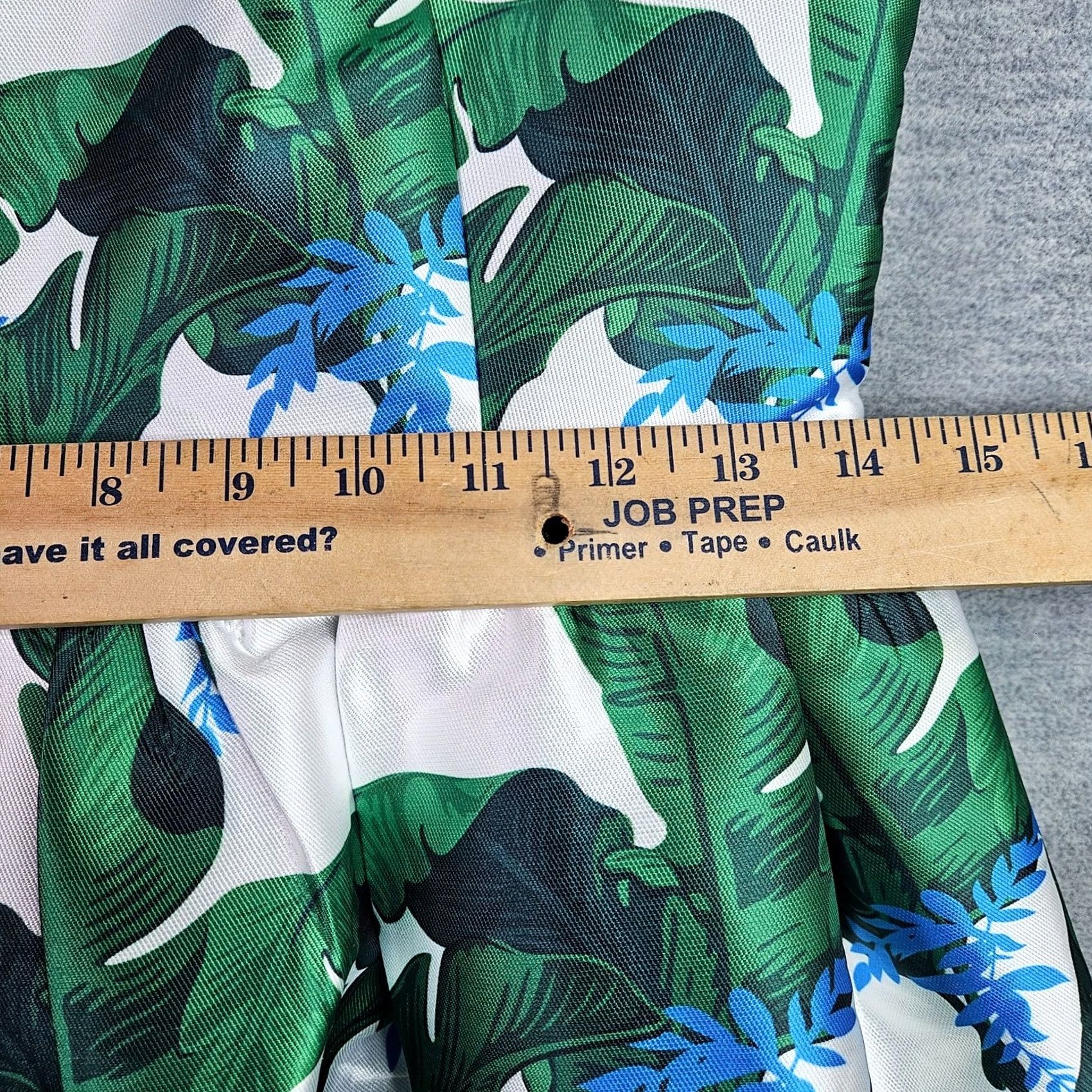 Vintage Blaque Label Dress New M Green Leaf Print Fit Flare Sleeveless Tropical Sz Size M / US 6-8 / IT 42-44 - 6 Thumbnail