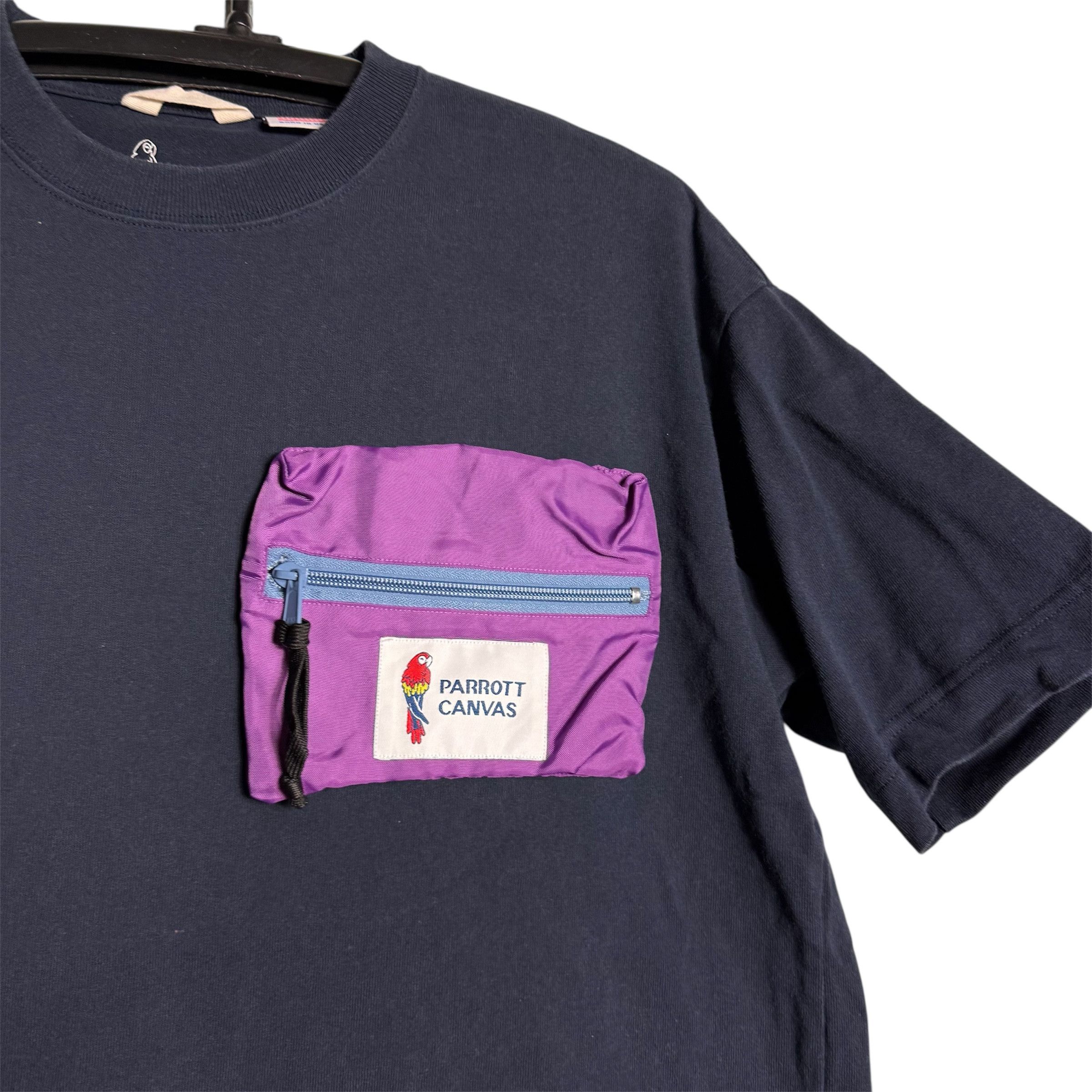 Japanese Brand 🔥RARE🔥Parrott Canvas Japanese Brand Outdoor T-shirt Size US L / EU 52-54 / 3 - 3 Thumbnail