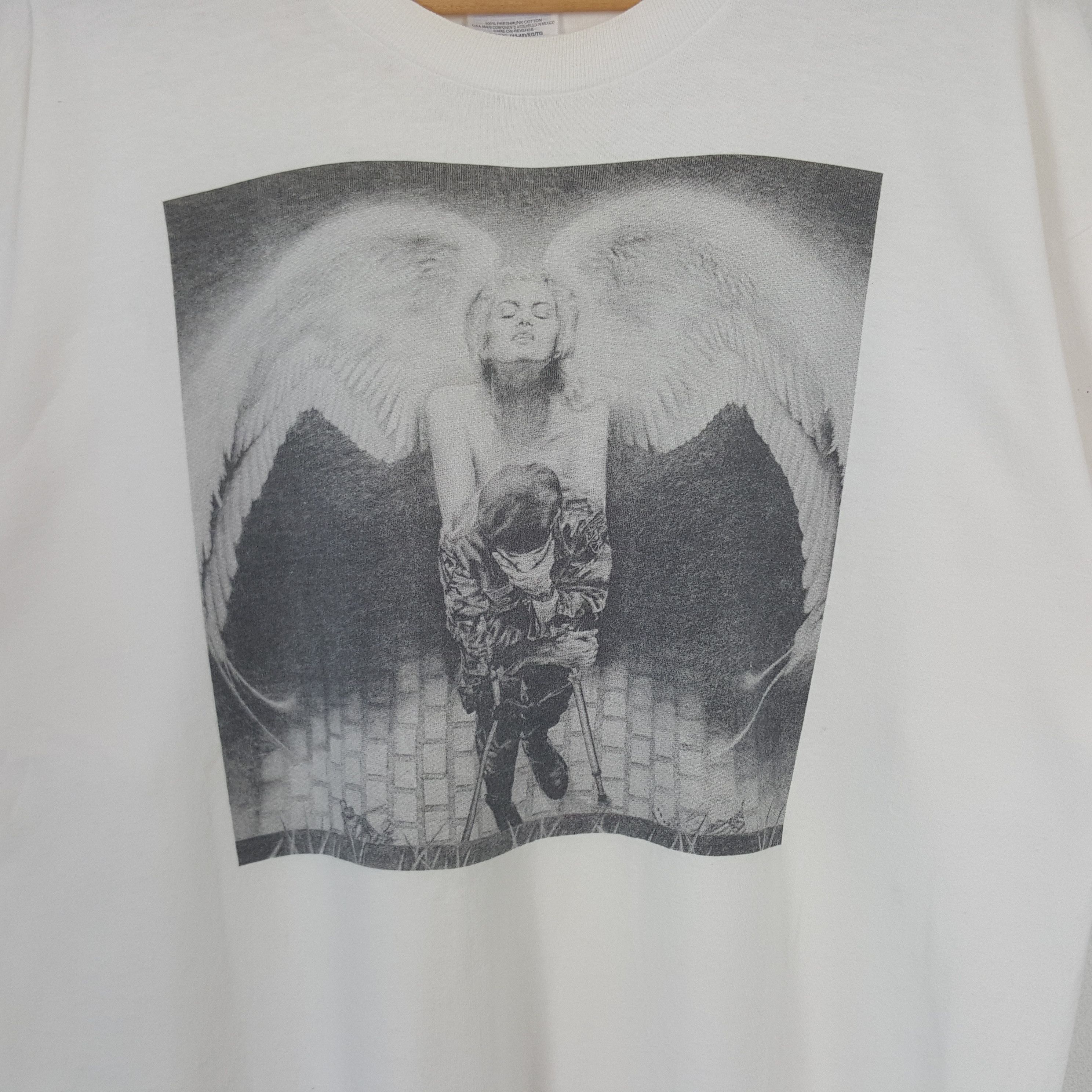 Vintage Vintage White Angel Monument Freedom Hill 1971 Tshirt RR3 Size US XL / EU 56 / 4 - 2 Thumbnail