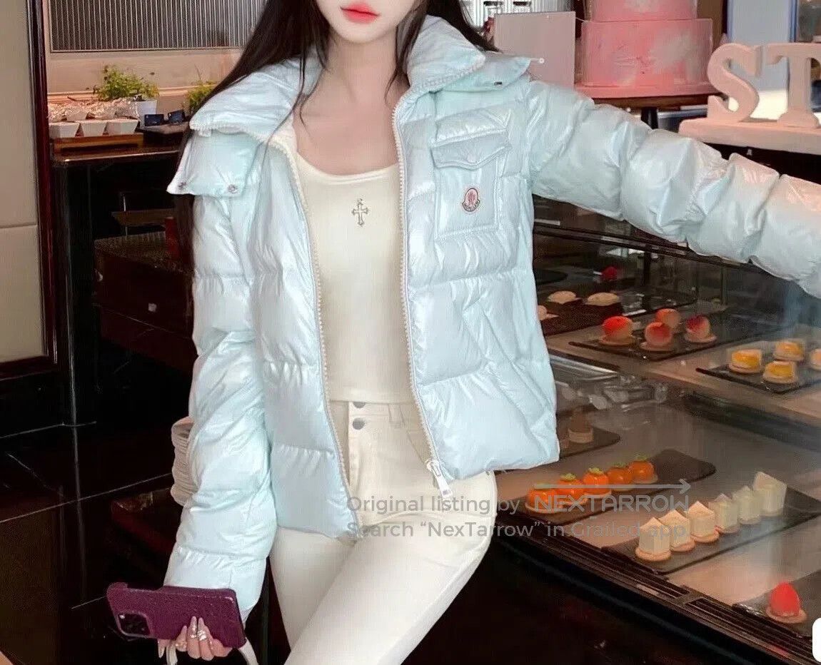 Moncler Moncler Andro White Short Down Jacket. Size XS / US 0-2 / IT 36-38 - 8 Thumbnail