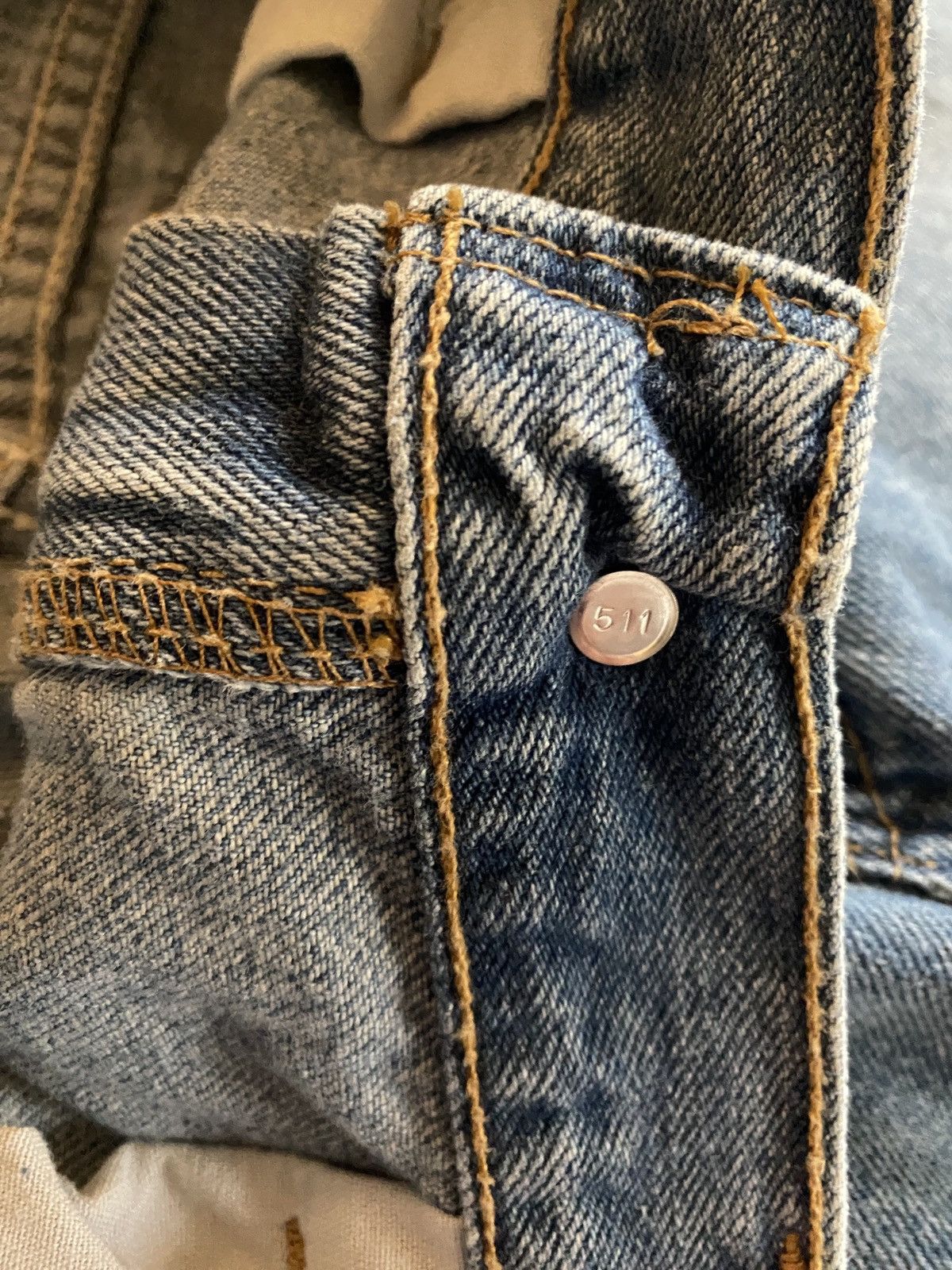 Levi's Vintage NWT ‘02 Levi’s 515 Low Rise Bootcut Denim Jean 32x28 Size 32" / US 10 / IT 46 - 18 Thumbnail