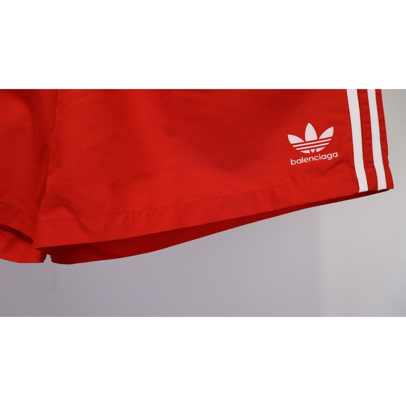 Adidas × Balenciaga o1rshd1 Swim Short in Red / White Size US 34 / EU 50 - 8 Thumbnail