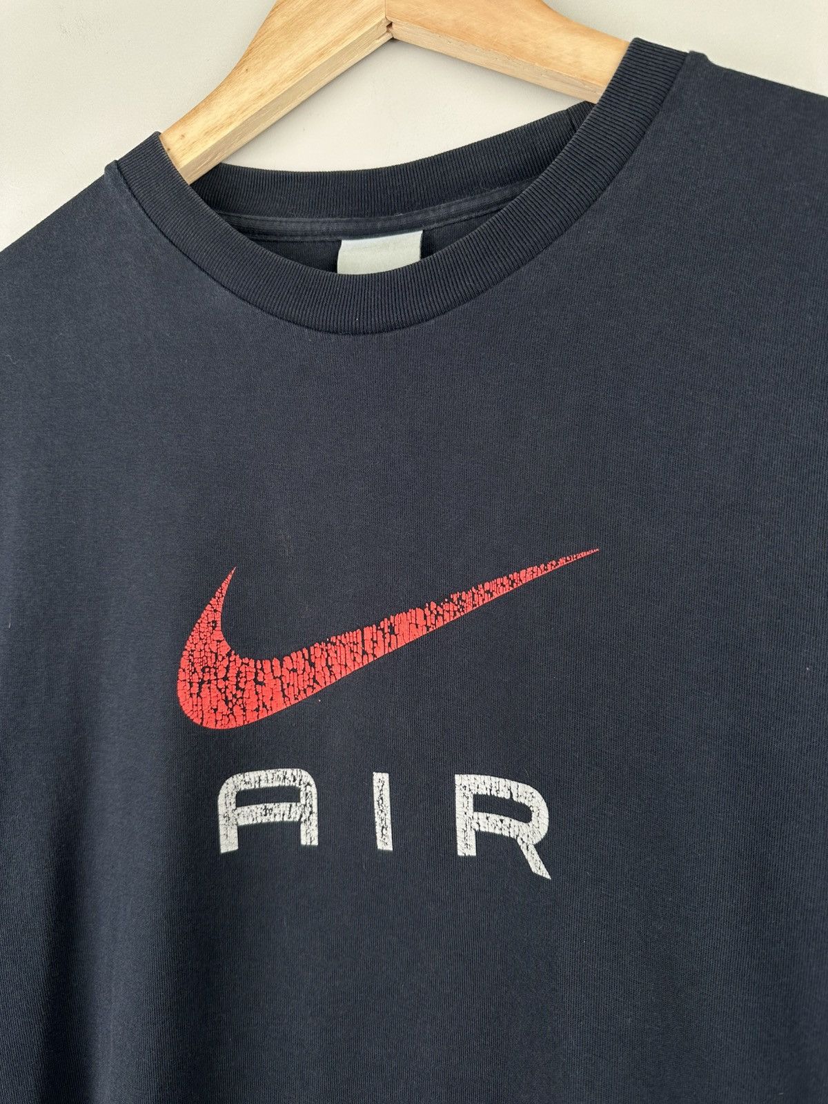 Nike × Vintage Vintage Y2k Nike Air Big Swoosh Logo Tee Size US M / EU 48-50 / 2 - 10 Thumbnail
