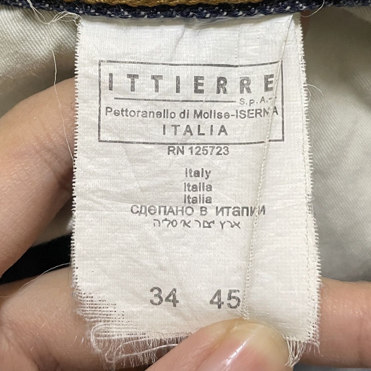 Just Cavalli Very Rare Vintage Brand Just Cavalli Ripped Jeans 1990s Size US 34 / EU 50 - 10 Thumbnail