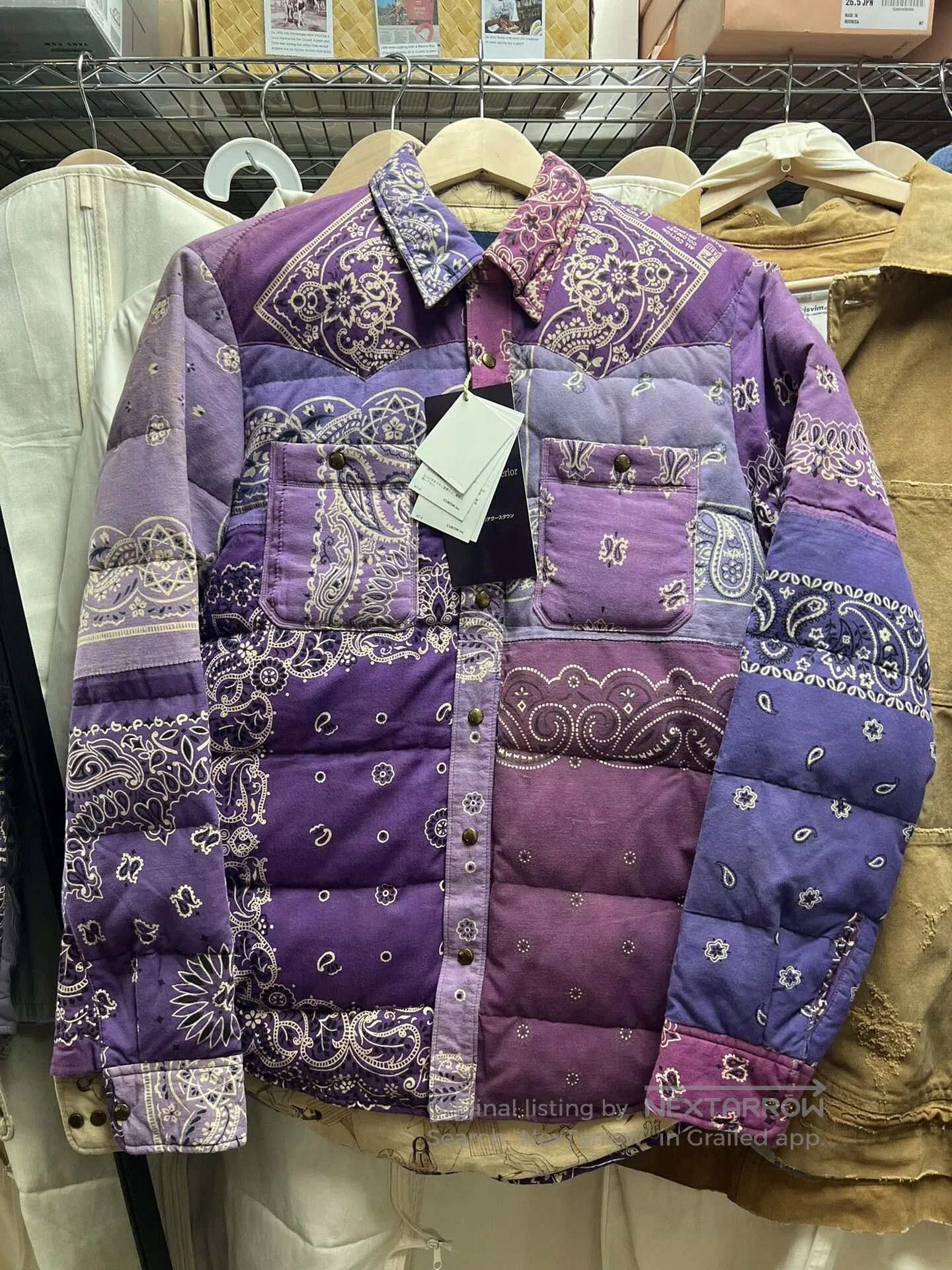 Visvim VISVIM Kerchief Down Jacket in Purple. Size US M / EU 48-50 / 2 - 1 Thumbnail