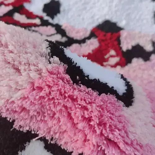 Other Pink Cartoon Character Handmade Soft Rug Size ONE SIZE - 3 Thumbnail