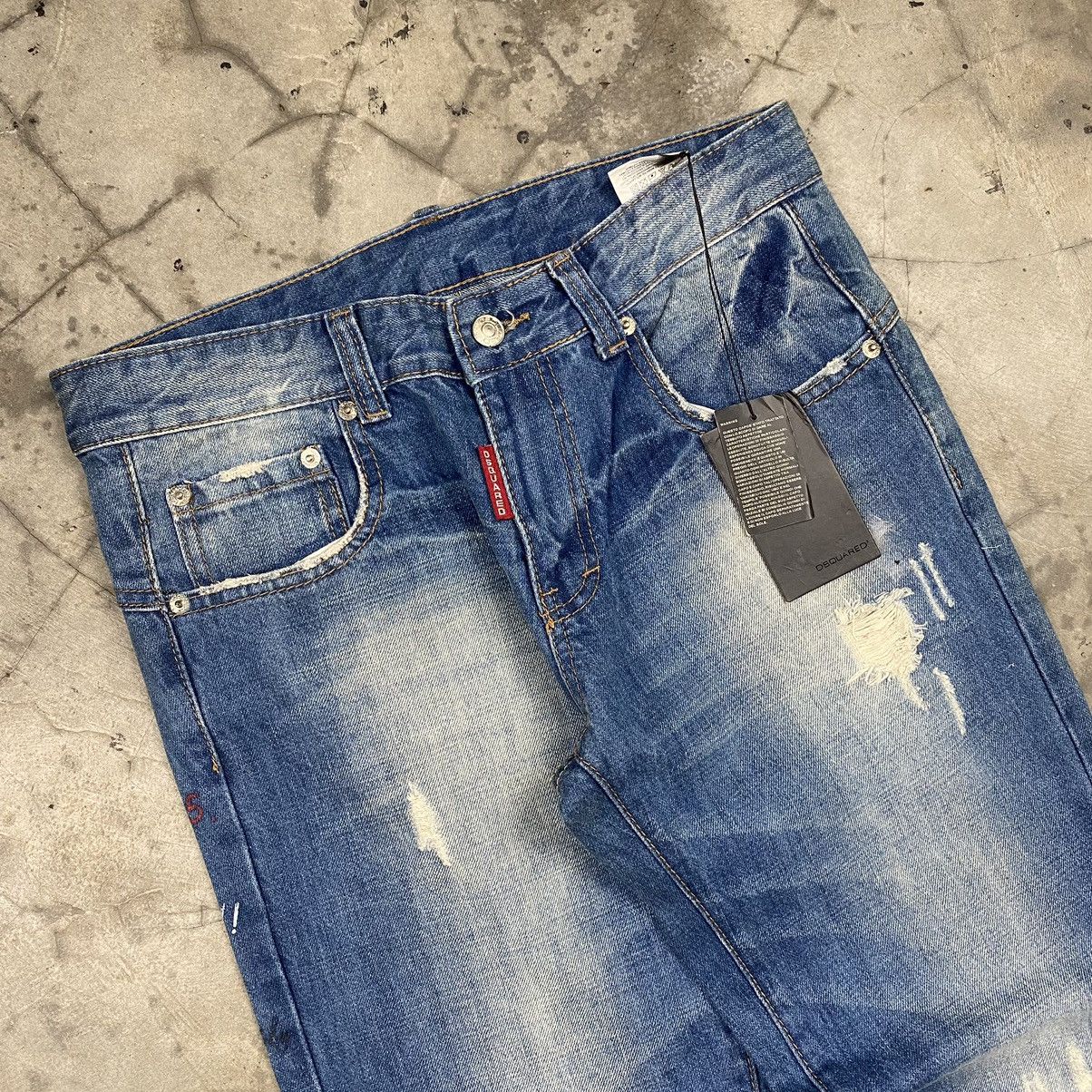 Dsquared2 Dsquared Poem Wording Bondage Rugged Jeans Size US 32 / EU 48 - 2 Thumbnail
