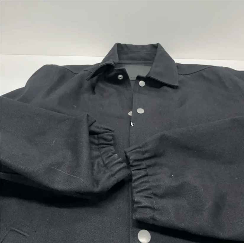 Rick Owens Rick Owens DRKSHDW Black Snap Button Jacket Men's M Size US M / EU 48-50 / 2 - 10 Thumbnail
