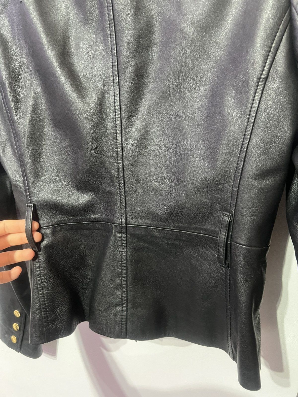 Michael Kors Michael Kors Leather Jacket Size S / US 4 / IT 40 - 9 Thumbnail