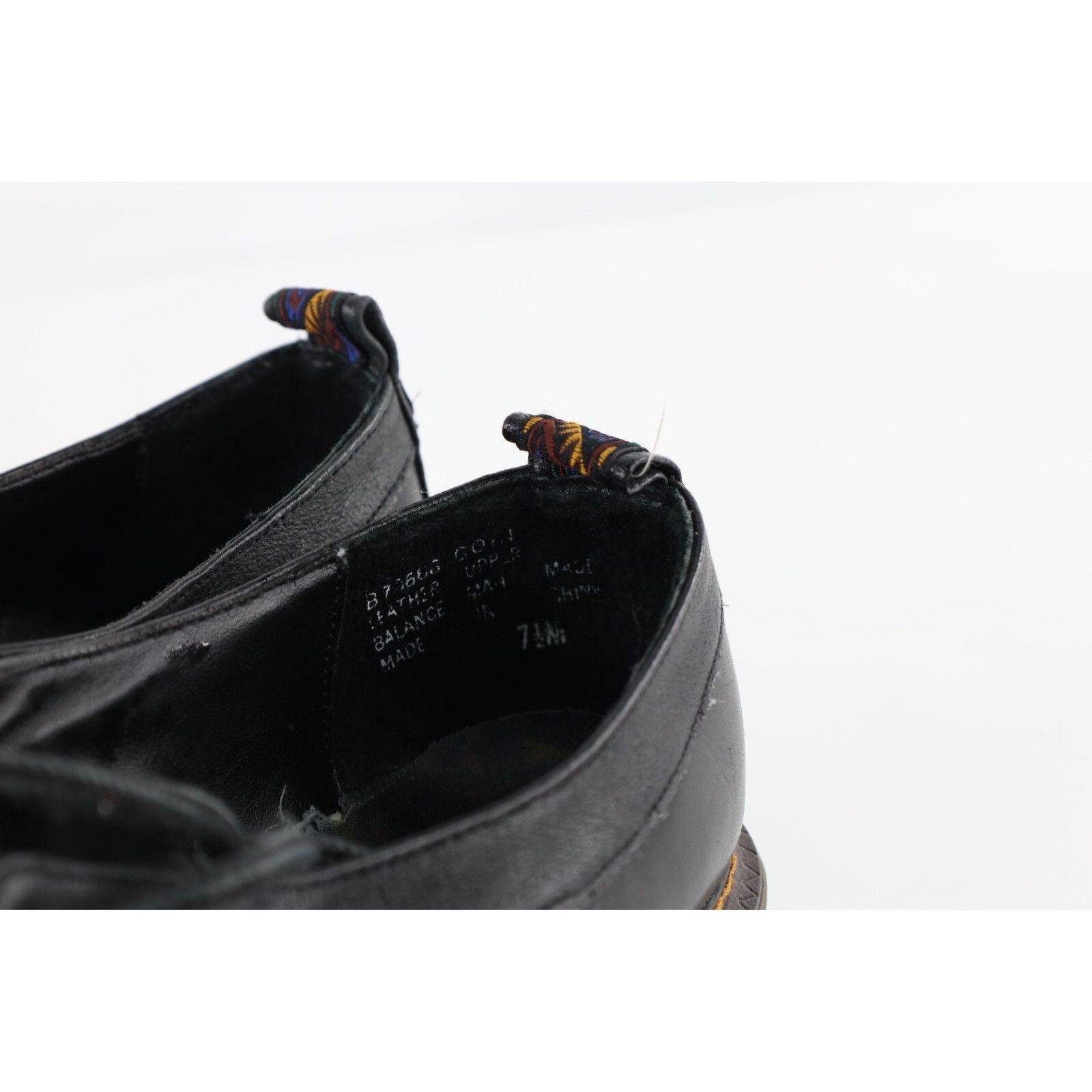 Vintage Vintage 90s Streetwear Chunky Leather Southwestern Shoes Size US 7.5 / IT 37.5 - 10 Thumbnail
