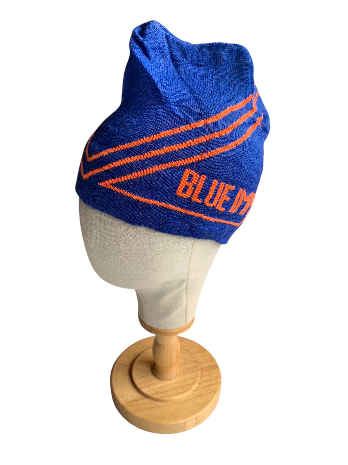 14th Addiction × Vintage Vintage Blue Impulse Mohawk Style Japanese Beanie hats Size ONE SIZE - 4 Thumbnail