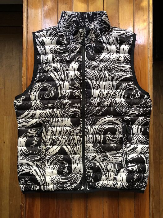 Dirk Bikkembergs Archive Pixelated Reversible Down Vest | Grailed