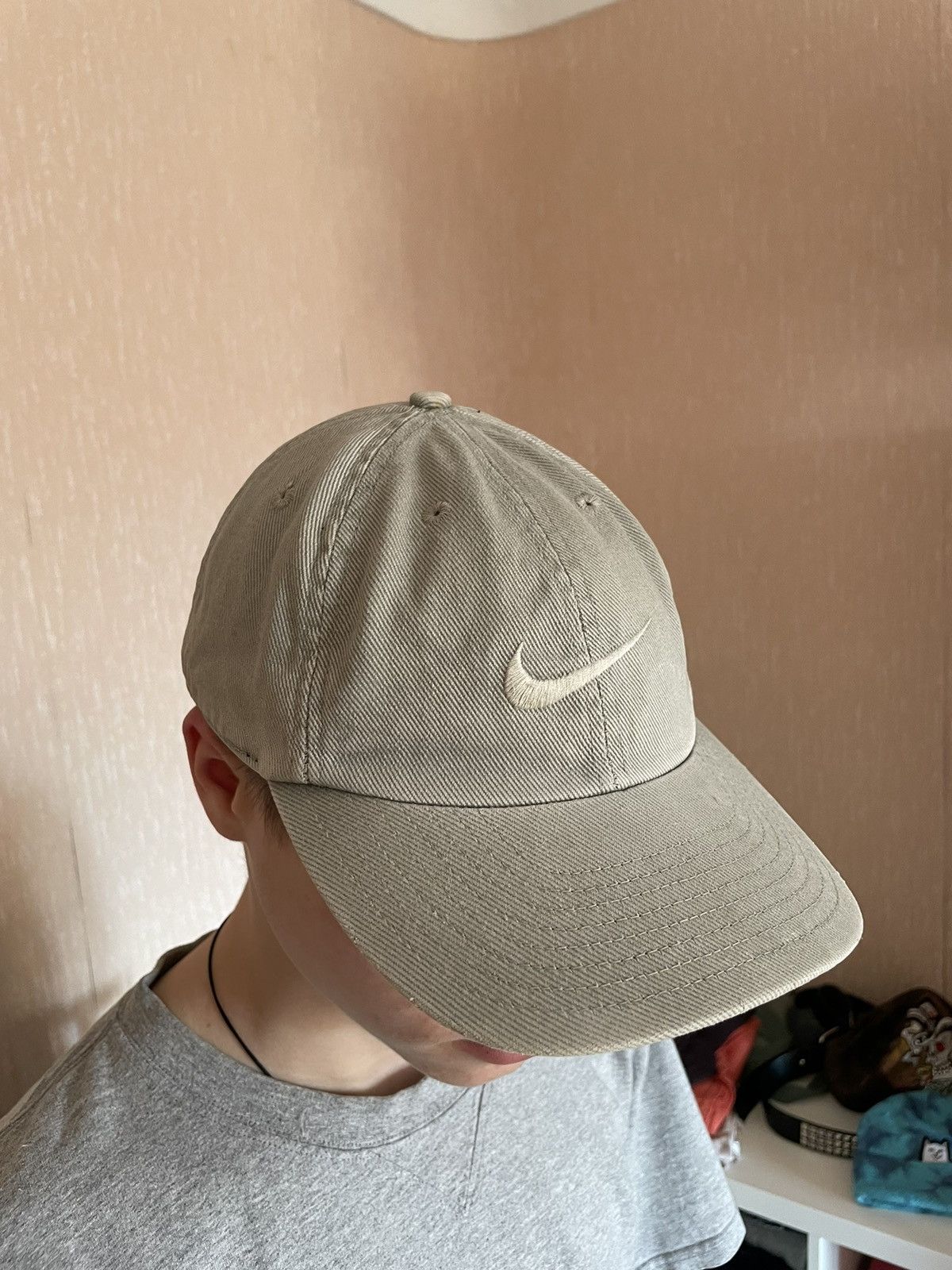 Nike × Vintage Vintage Nike Cap Swoosh Size ONE SIZE - 1 Thumbnail