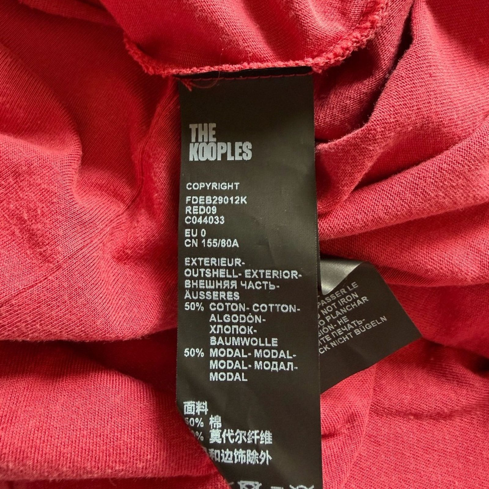 The Kooples The Kooples Eternal Life Tour 2008 Red Tank Women’s SZ 0 NWT Size XS / US 0-2 / IT 36-38 - 9 Thumbnail