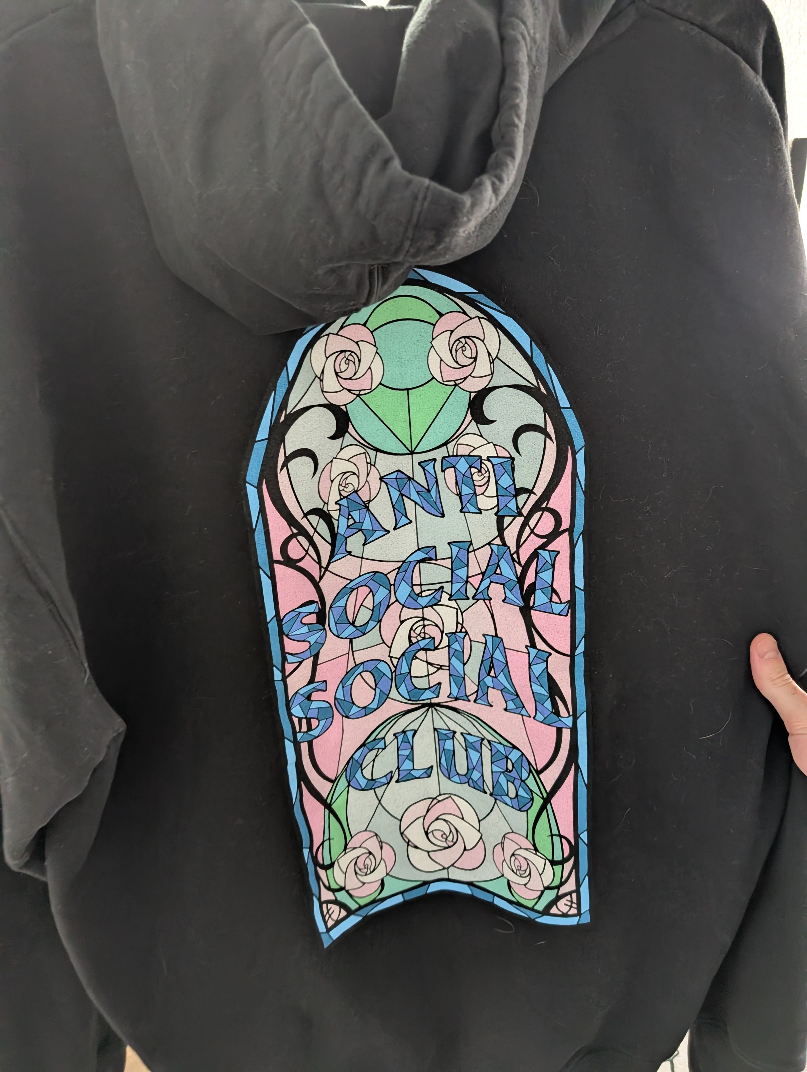 Anti Social Social Club Anti Social Social Club (ASSC) Lovestain hoodie size xl Size US XL / EU 56 / 4 - 2 Thumbnail
