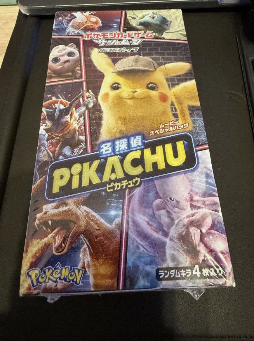 Pokemon Card Detective Pikachu Movie special Booster Box