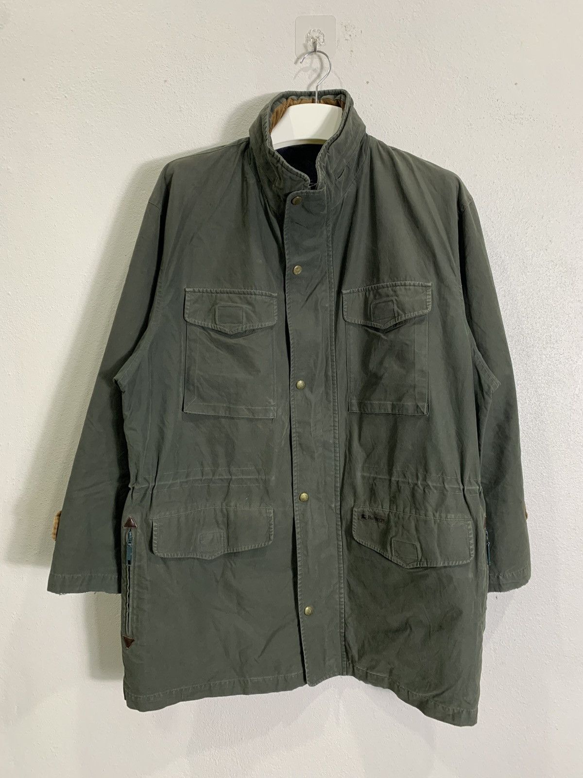 Burberry Vintage Green Army Parka Burberrys Jacket Size US M / EU 48-50 / 2 - 1 Thumbnail
